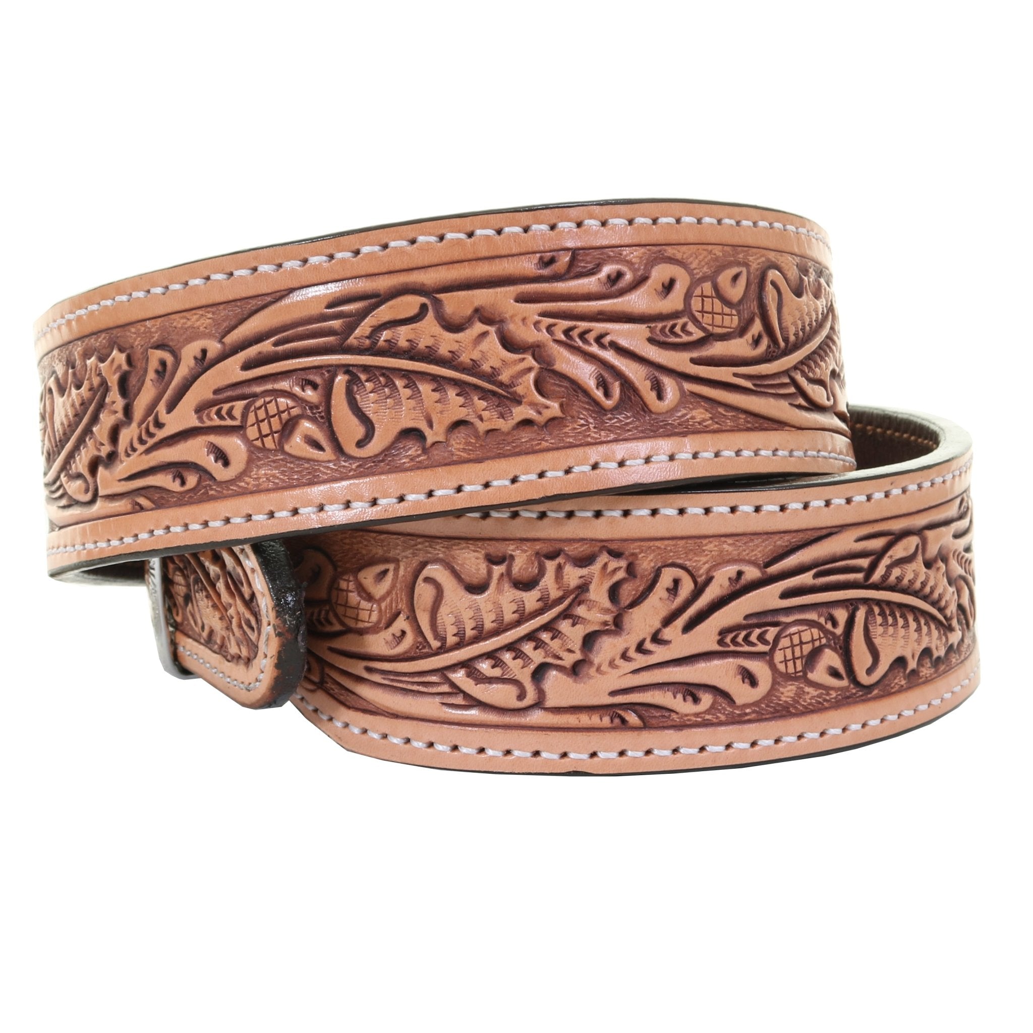B1232 - Acorn Oak Leaf Belt - Double J Saddlery