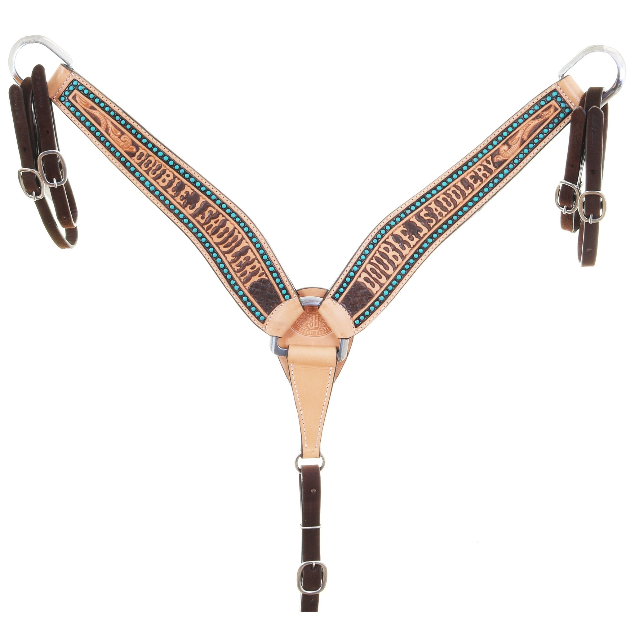BC1170 - Tooled Breast Collar - Double J Saddlery