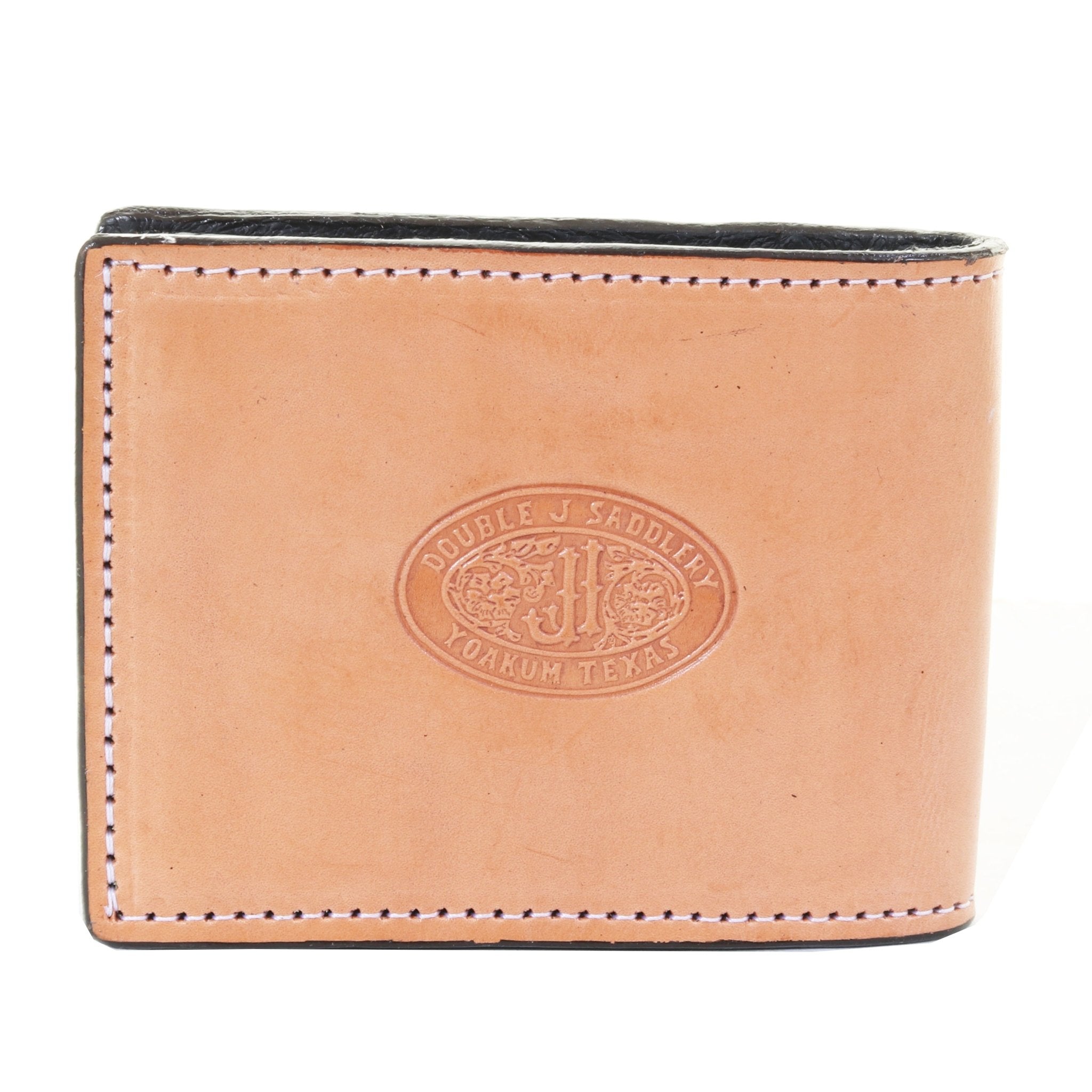 BF72 - Acorn Pin Oak Mens Bifold Wallet - Double J Saddlery