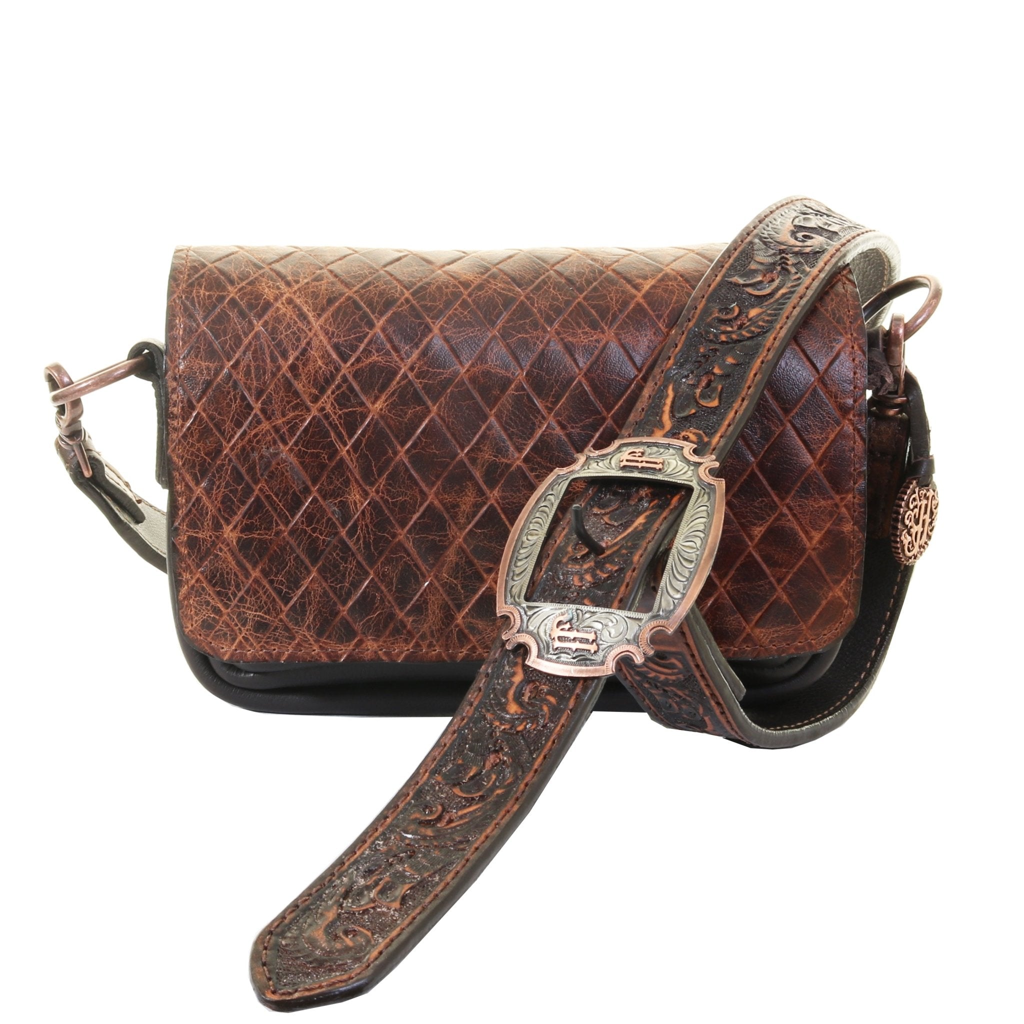 BUM10 - Diamond Weave Bum Bag - Double J Saddlery