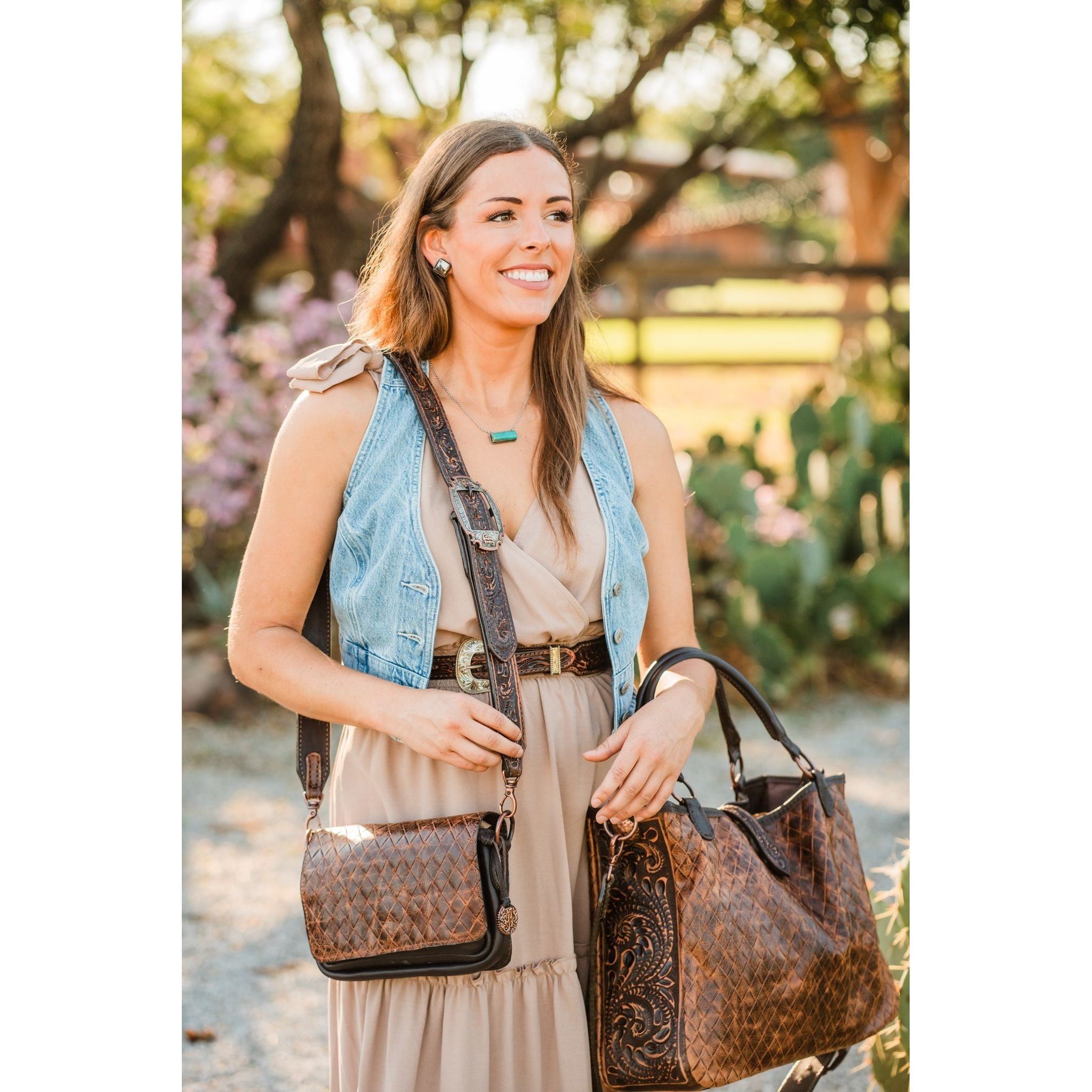 BUM10 - Diamond Weave Bum Bag - Double J Saddlery