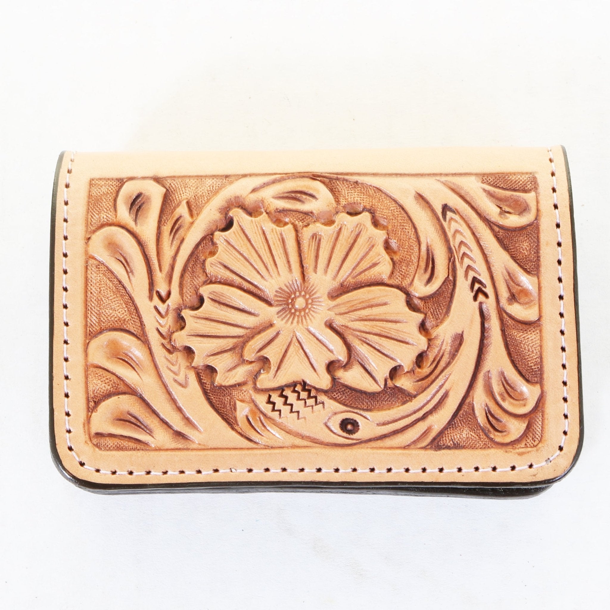 BUS113 - Sheridan Daisy Business Card Holder - Double J Saddlery