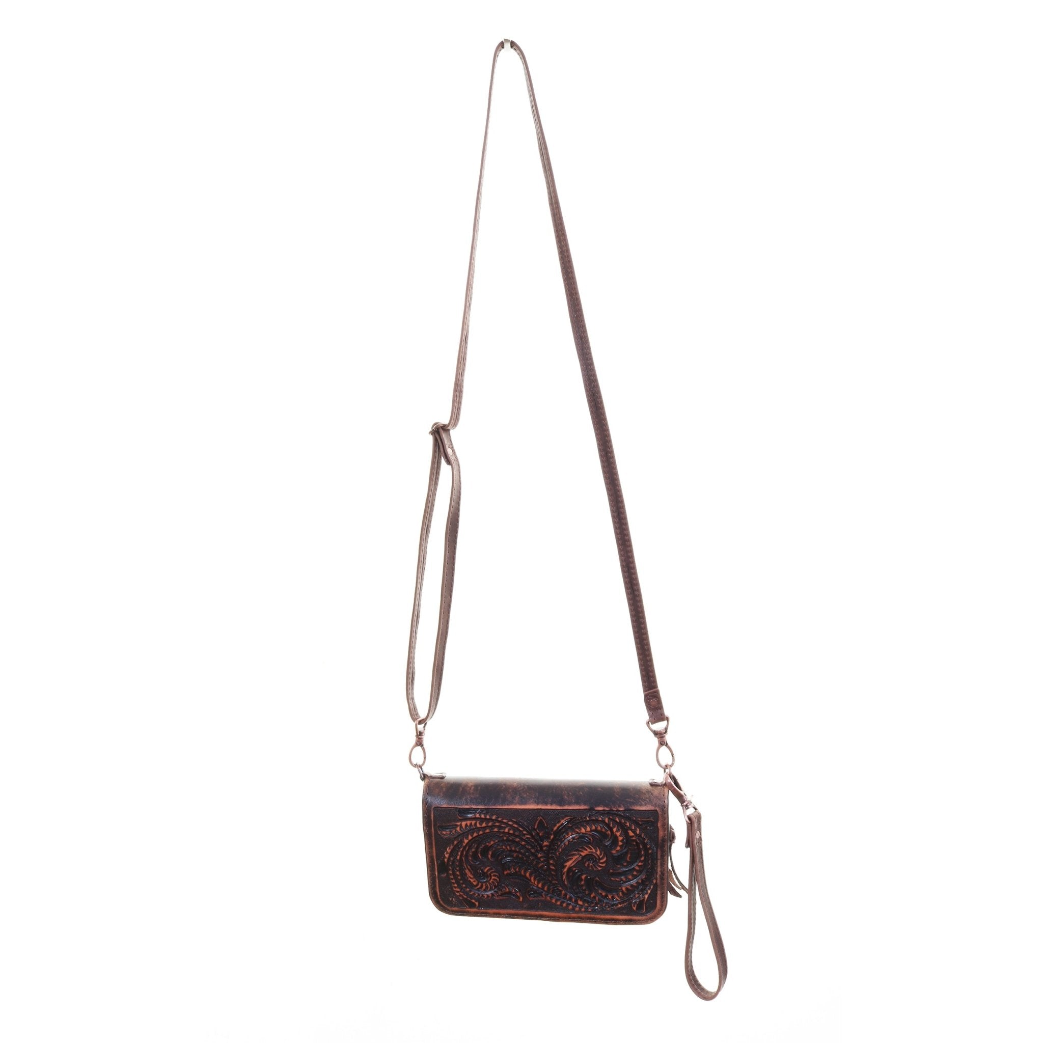 CO230 - Brown Vintage Clutch Organizer - Double J Saddlery