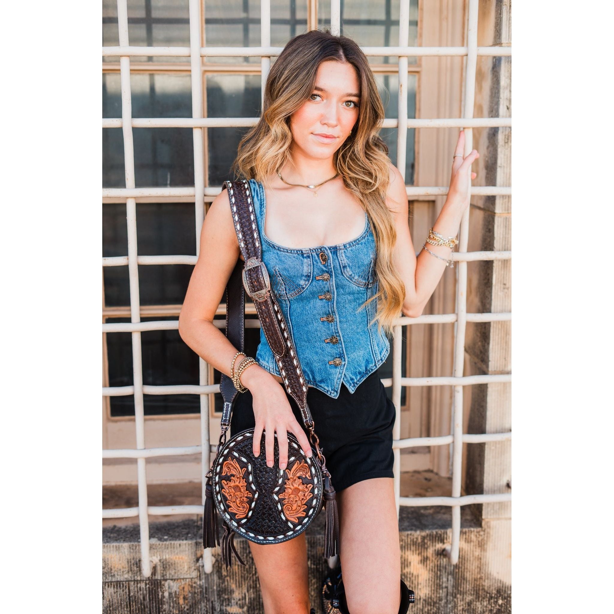 CRT15 - The Western Circle Tote - Double J Saddlery