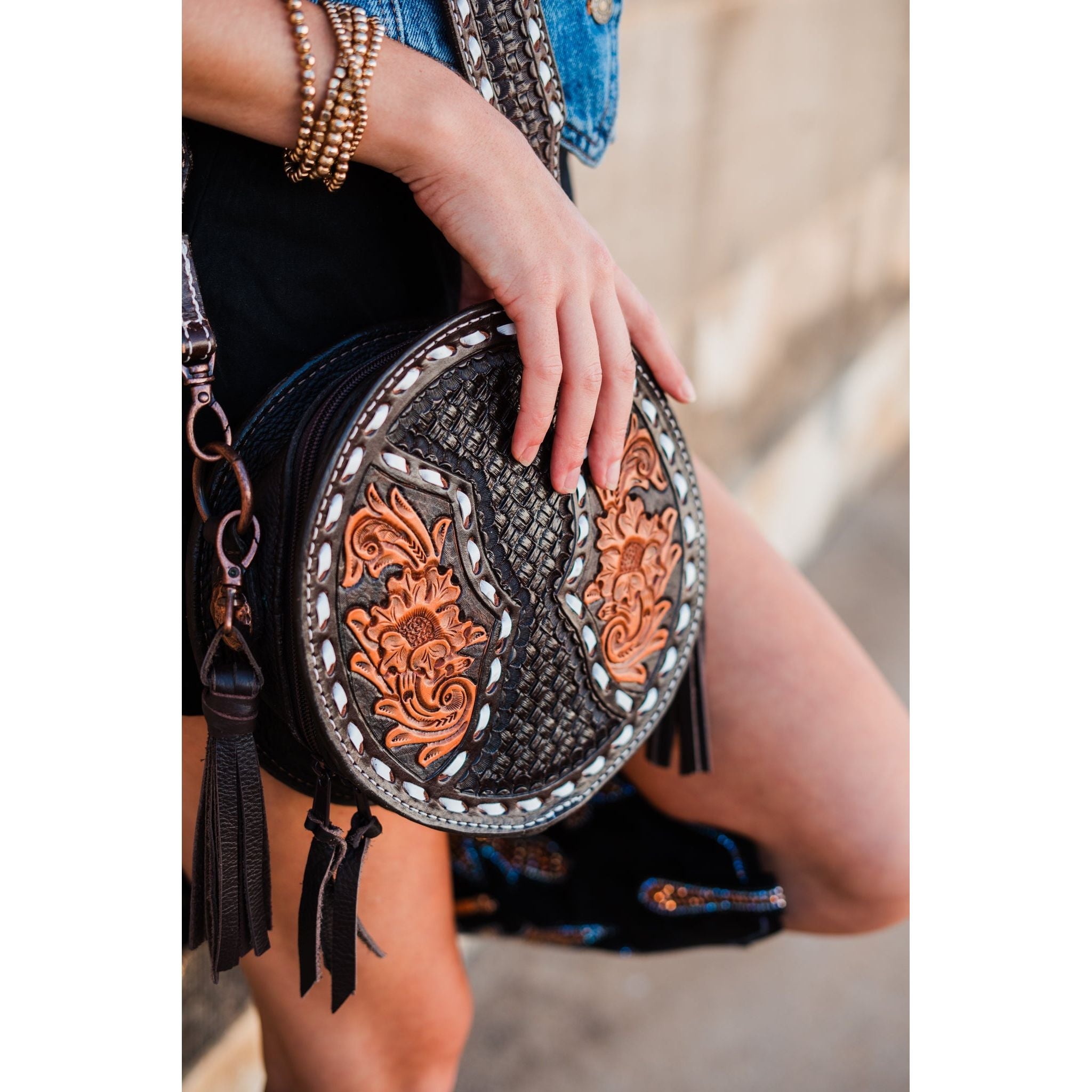 CRT15 - The Western Circle Tote - Double J Saddlery