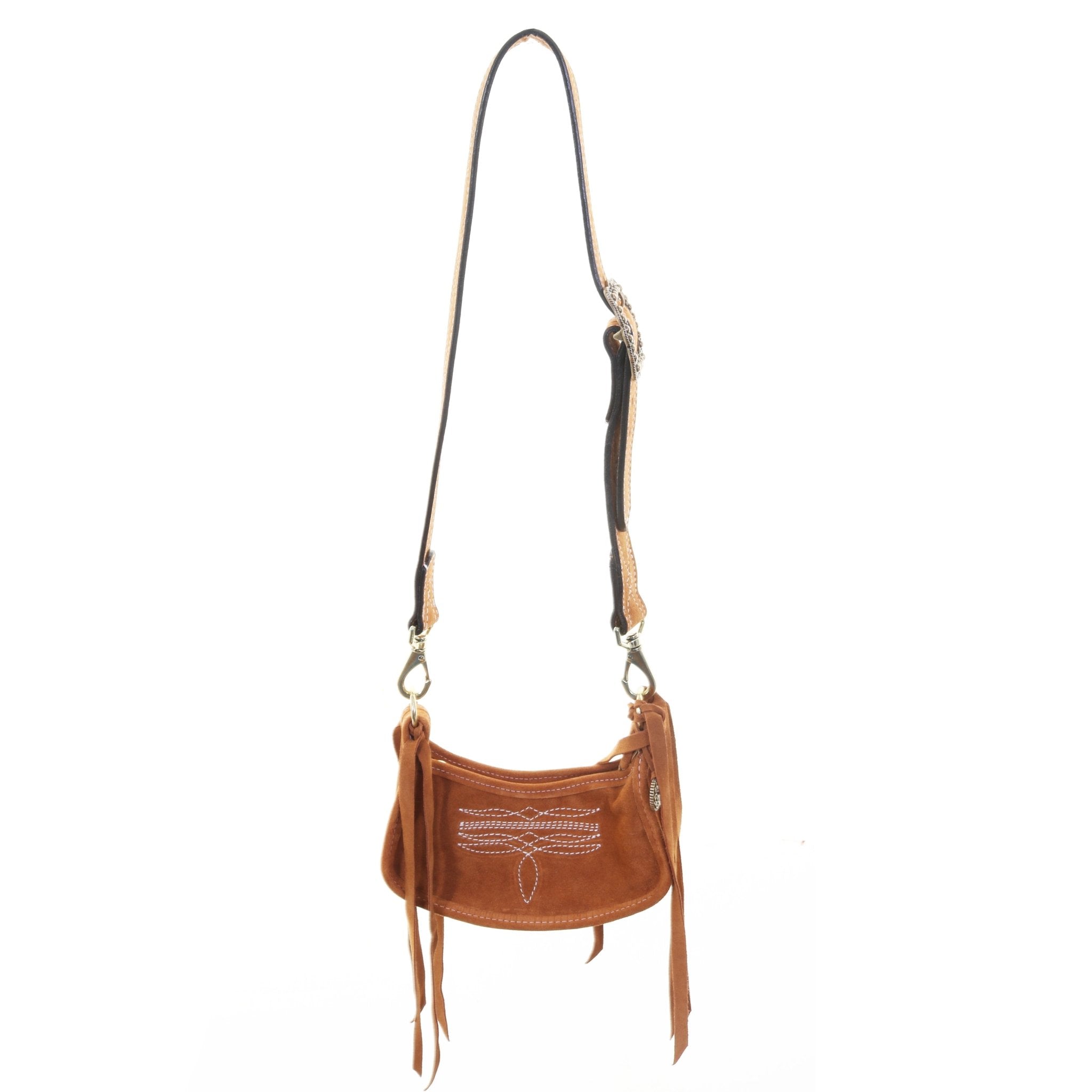 DJ07 - Toast Suede JJ Purse - Double J Saddlery