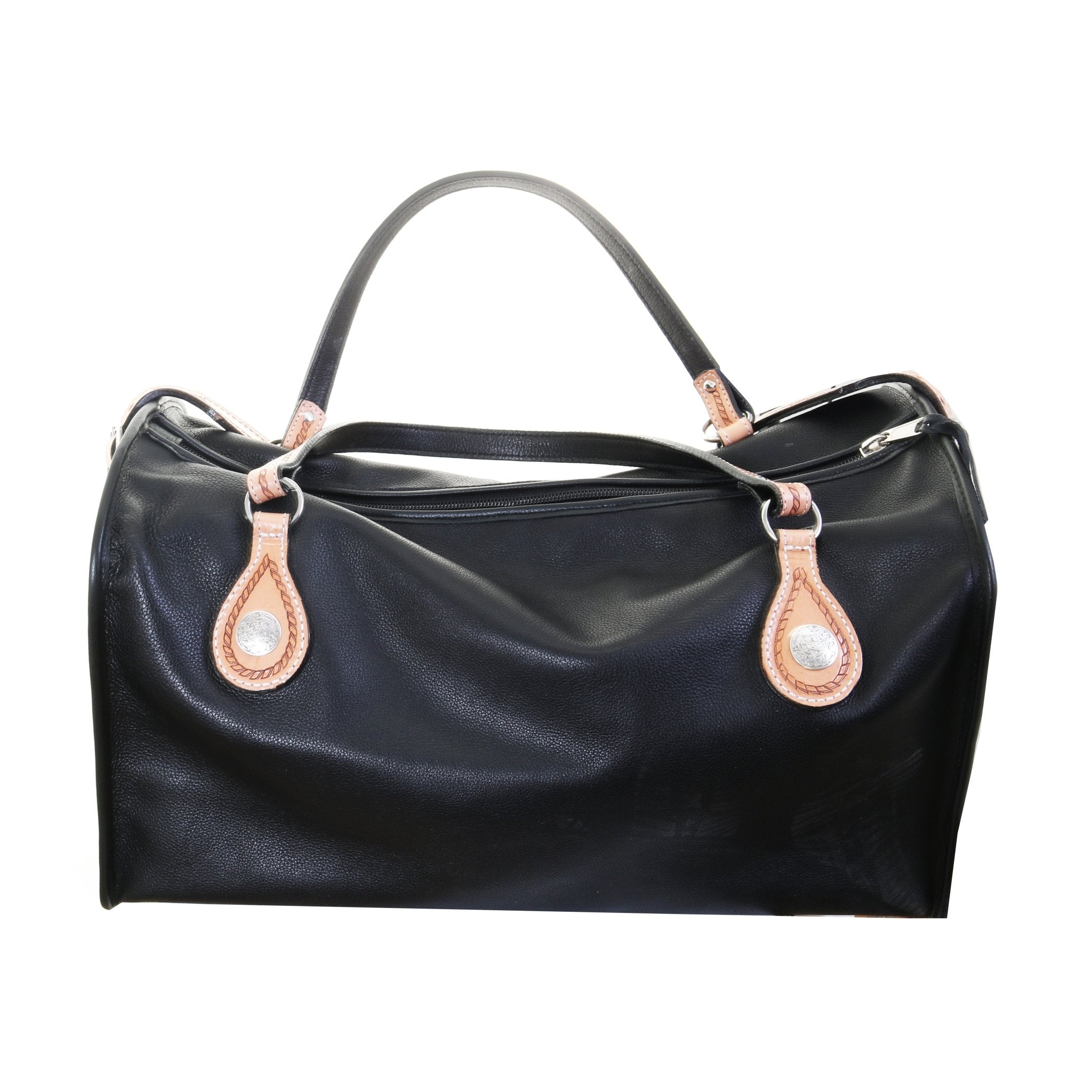 DUF19 - Black Chap Duffel Bag - Double J Saddlery