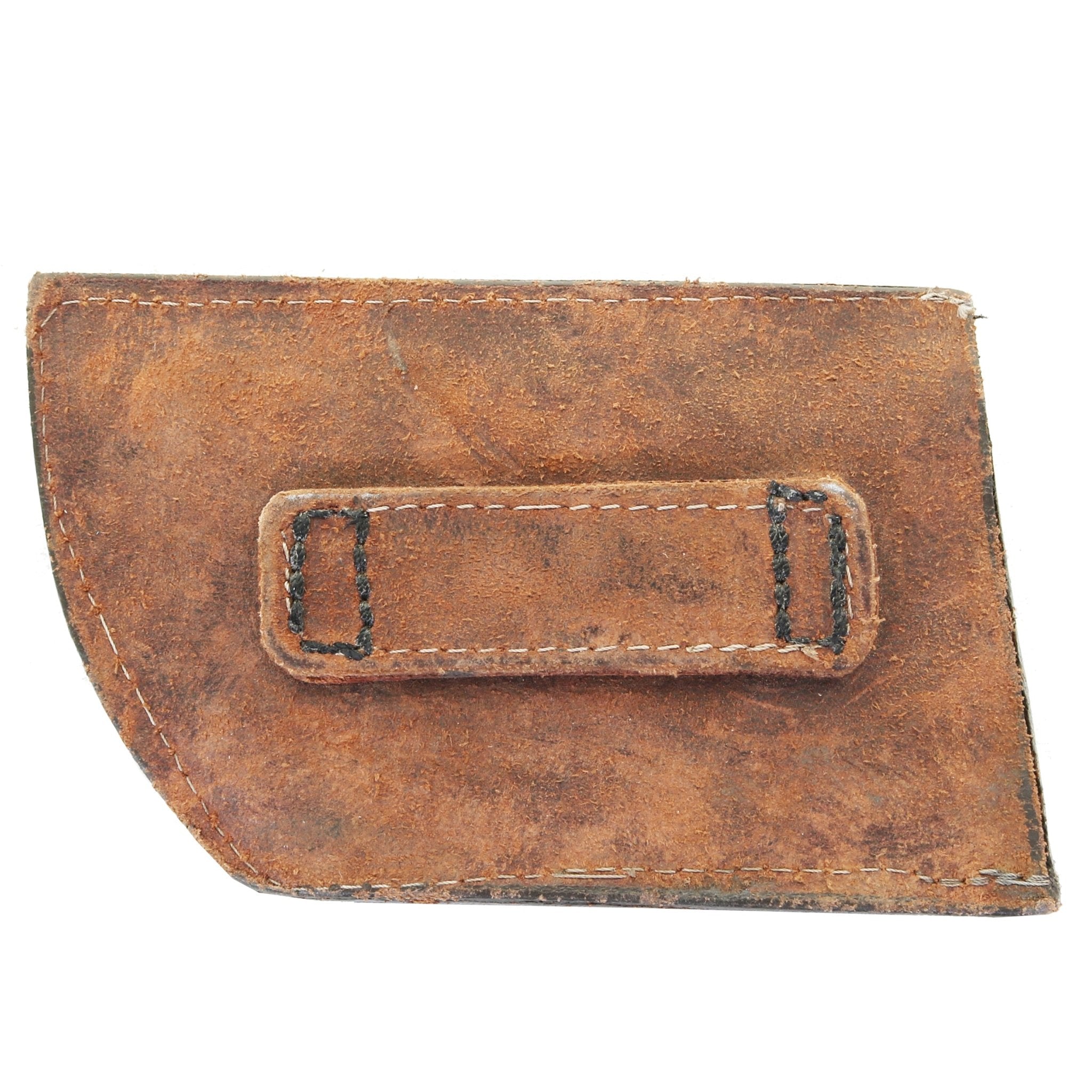 GH09 - Brown Roughout Clip Holder - Double J Saddlery