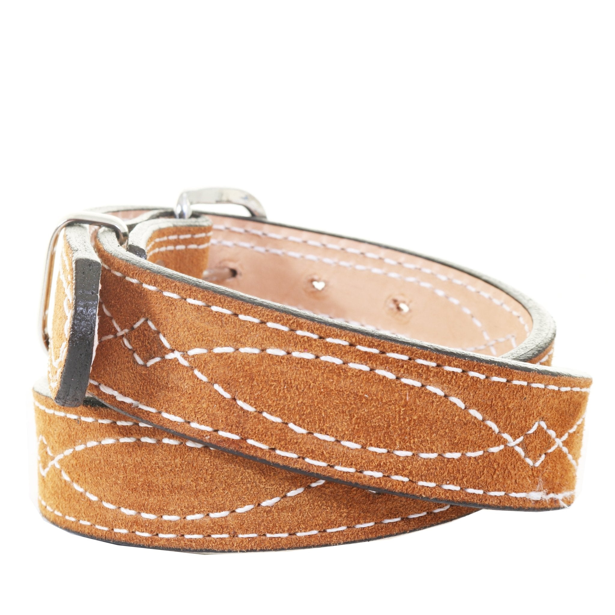 KB37 - Toast Suede Kids Belt - Double J Saddlery
