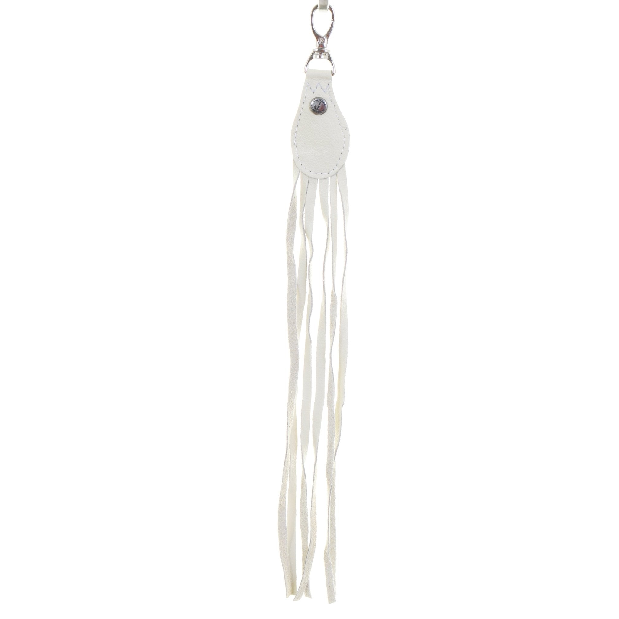 KC06 - Eggshell Leather Keychain - Double J Saddlery