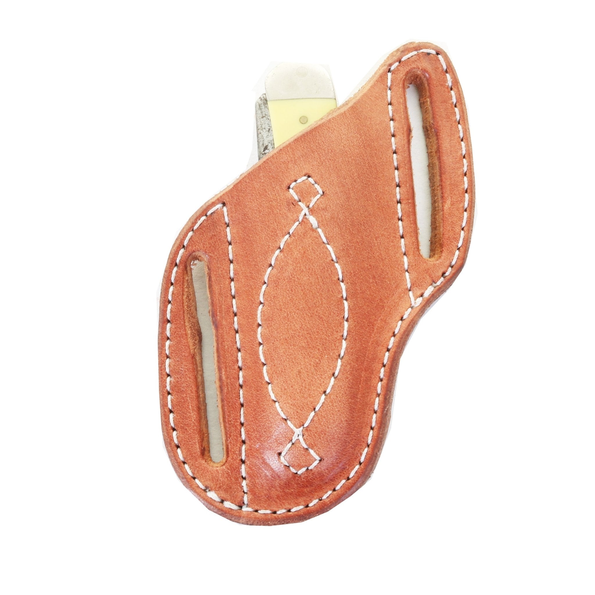 KS51 - Harness Leather Knife Scabbard - Double J Saddlery