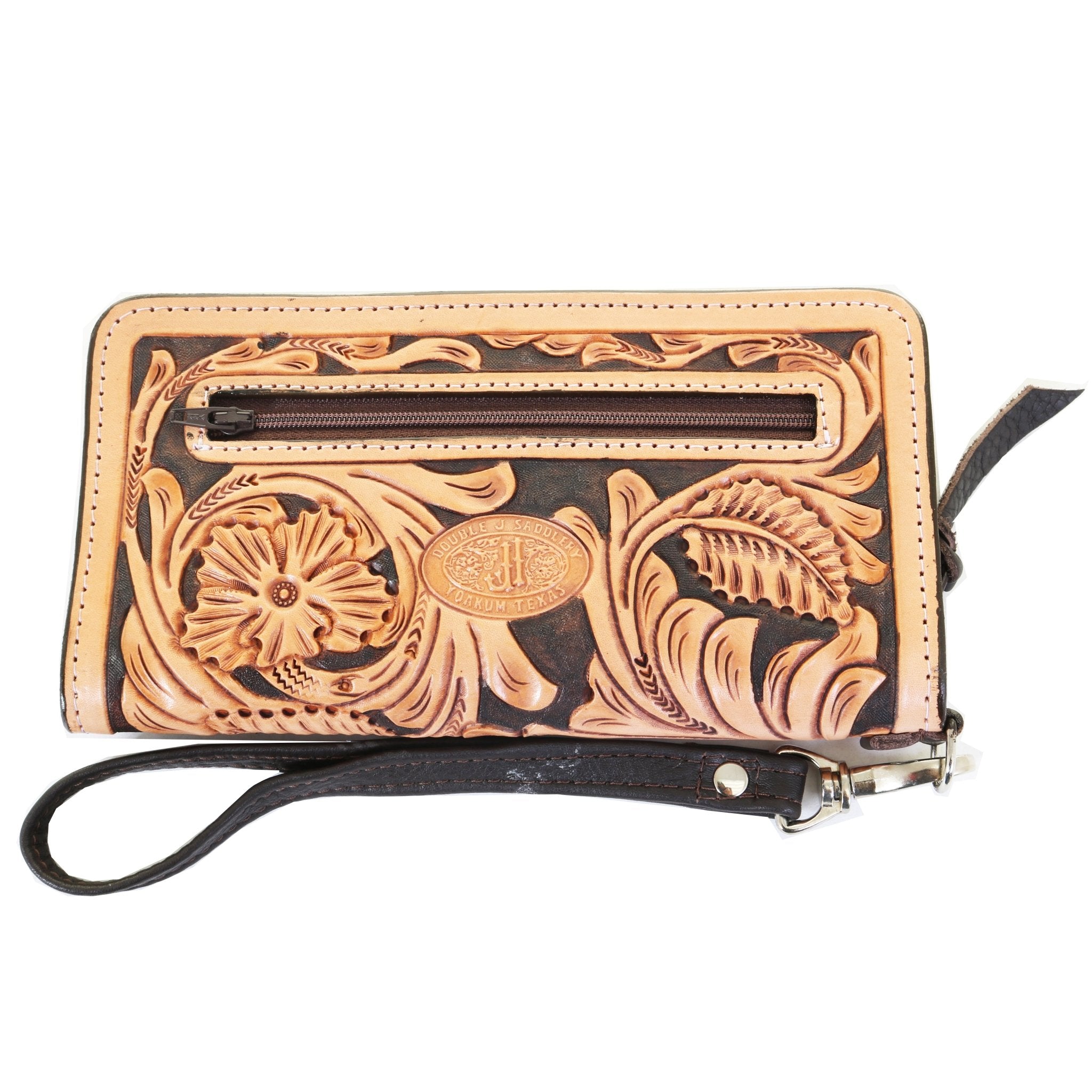 LZW62A - Sheridan Daisy Zipper Wallet - Double J Saddlery