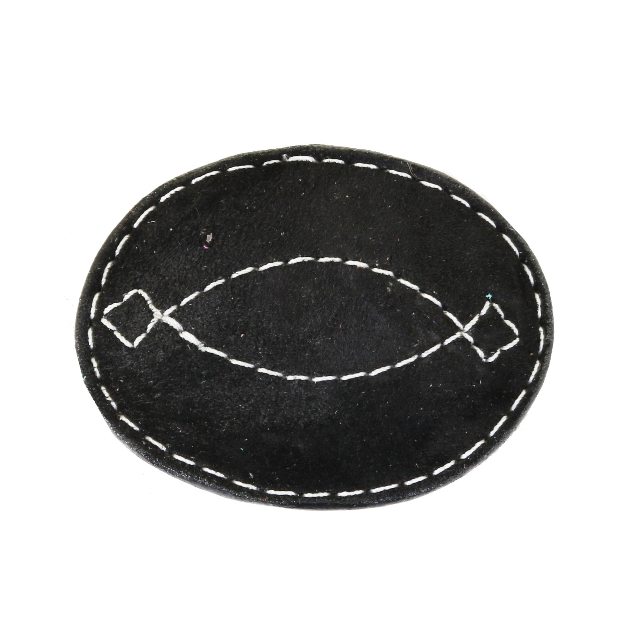 MLB15 - Black Suede Oval Buckle - Double J Saddlery