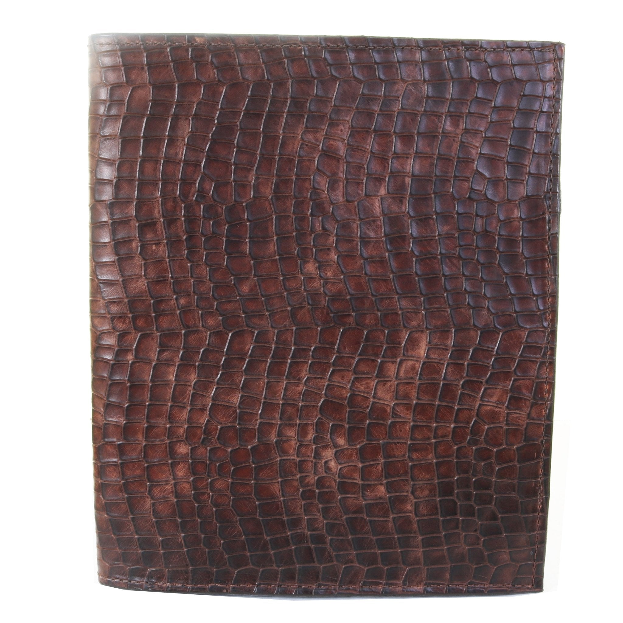 PORT63 - Brown Vintage Gator Print Portfolio - Double J Saddlery