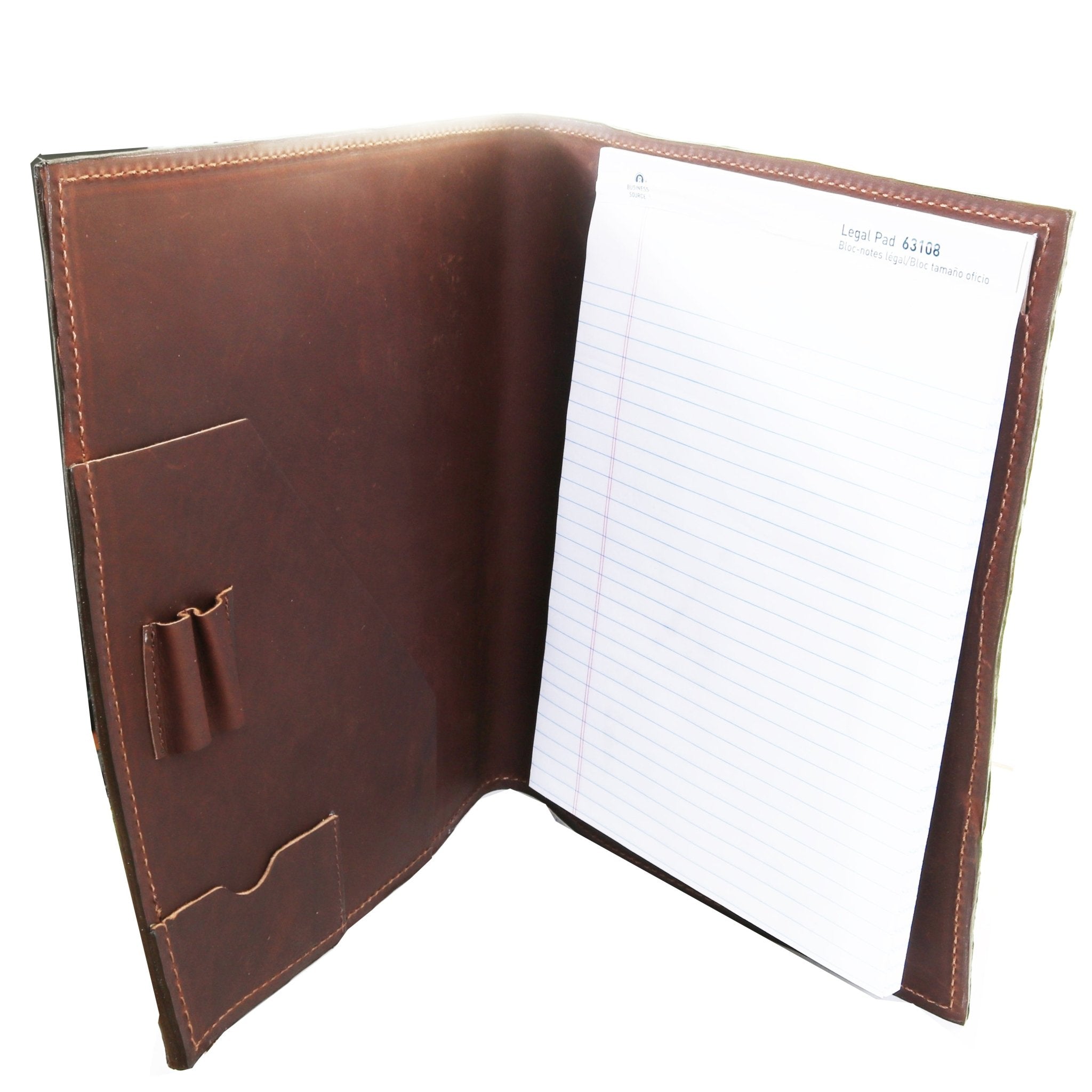 PORT63 - Brown Vintage Gator Print Portfolio - Double J Saddlery