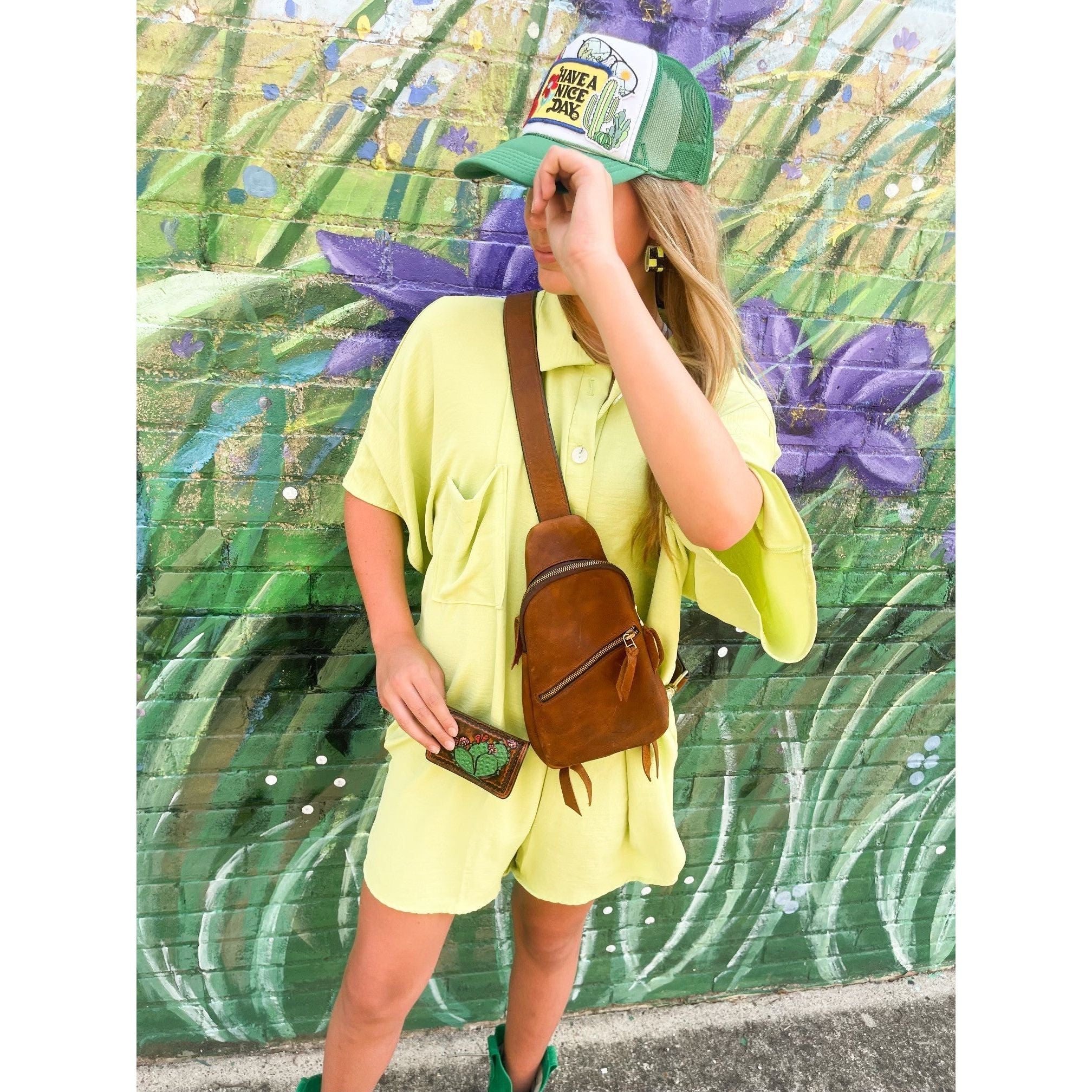 SLB03 - Brandy Pull Up Sling Bag - Double J Saddlery