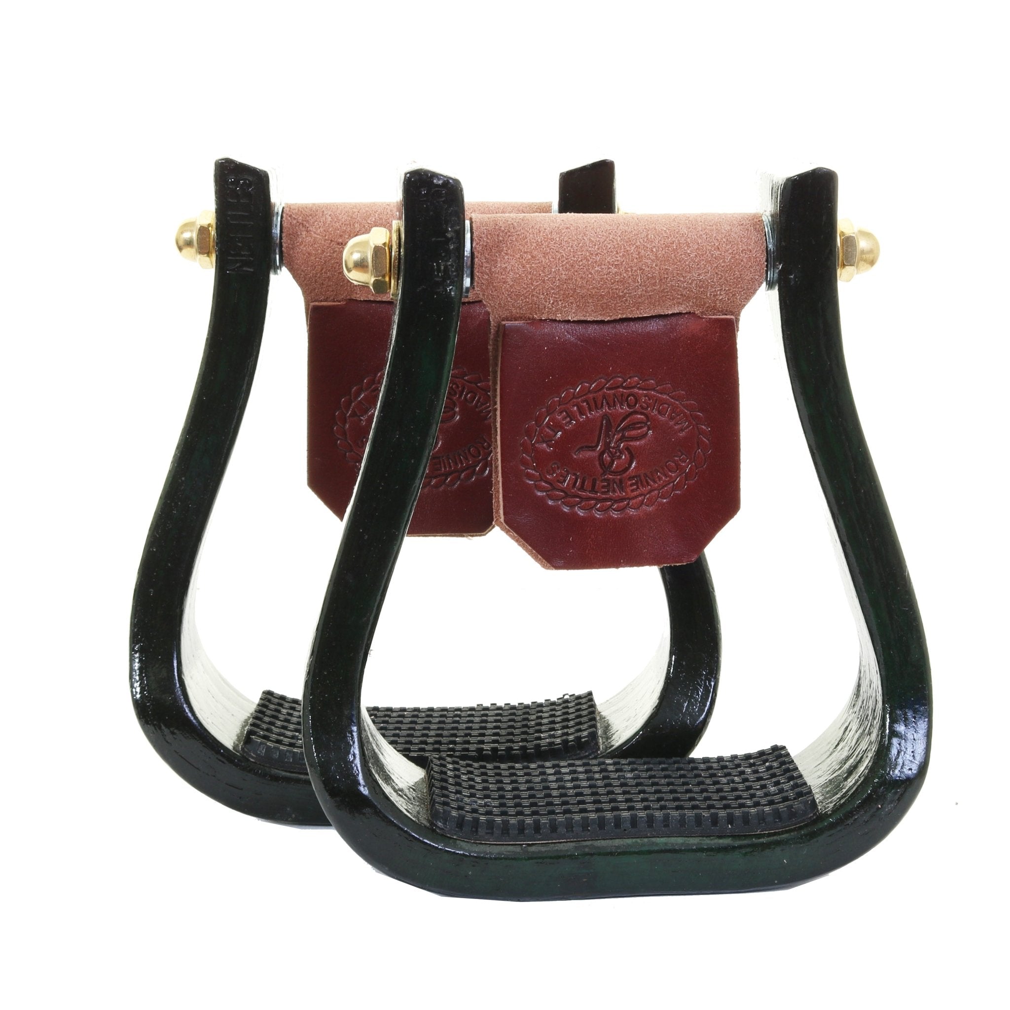 STU109 - Green Barrel Stirrup - Double J Saddlery