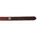 B992C - Brown Rough Out Tooled Belt