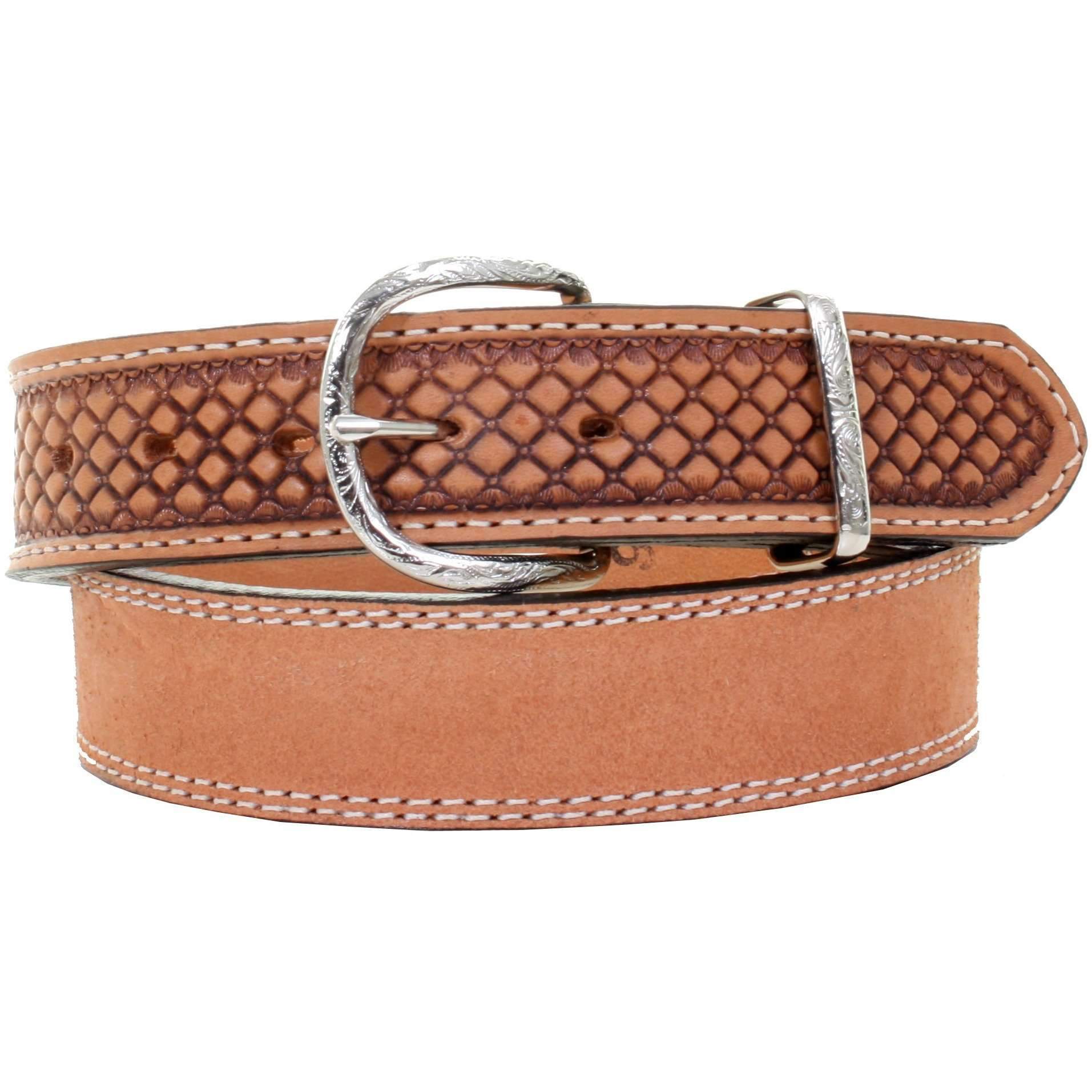 B993 - Natural Rough Out Belt Belt