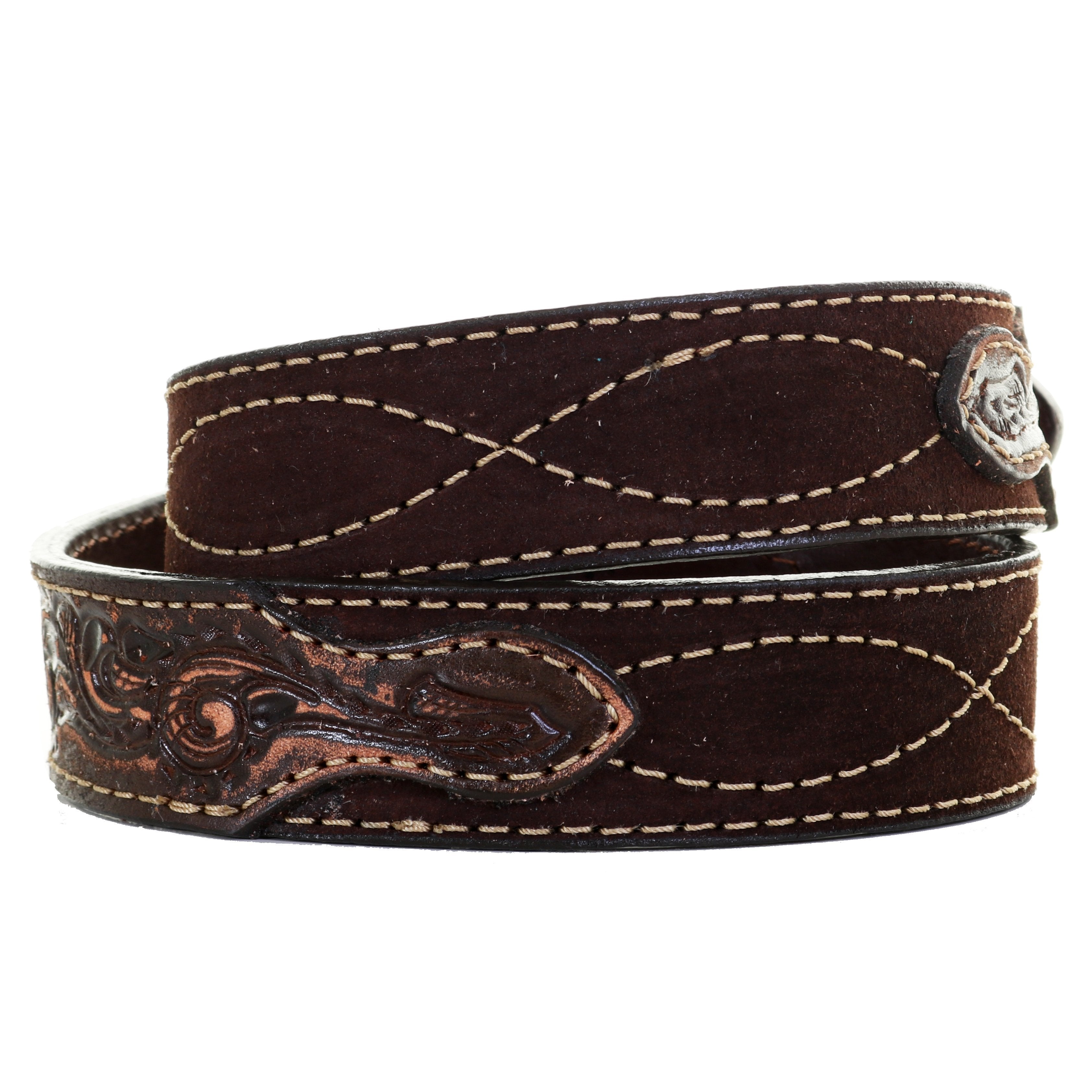 B996A - Brown Rough Out Belt Belt