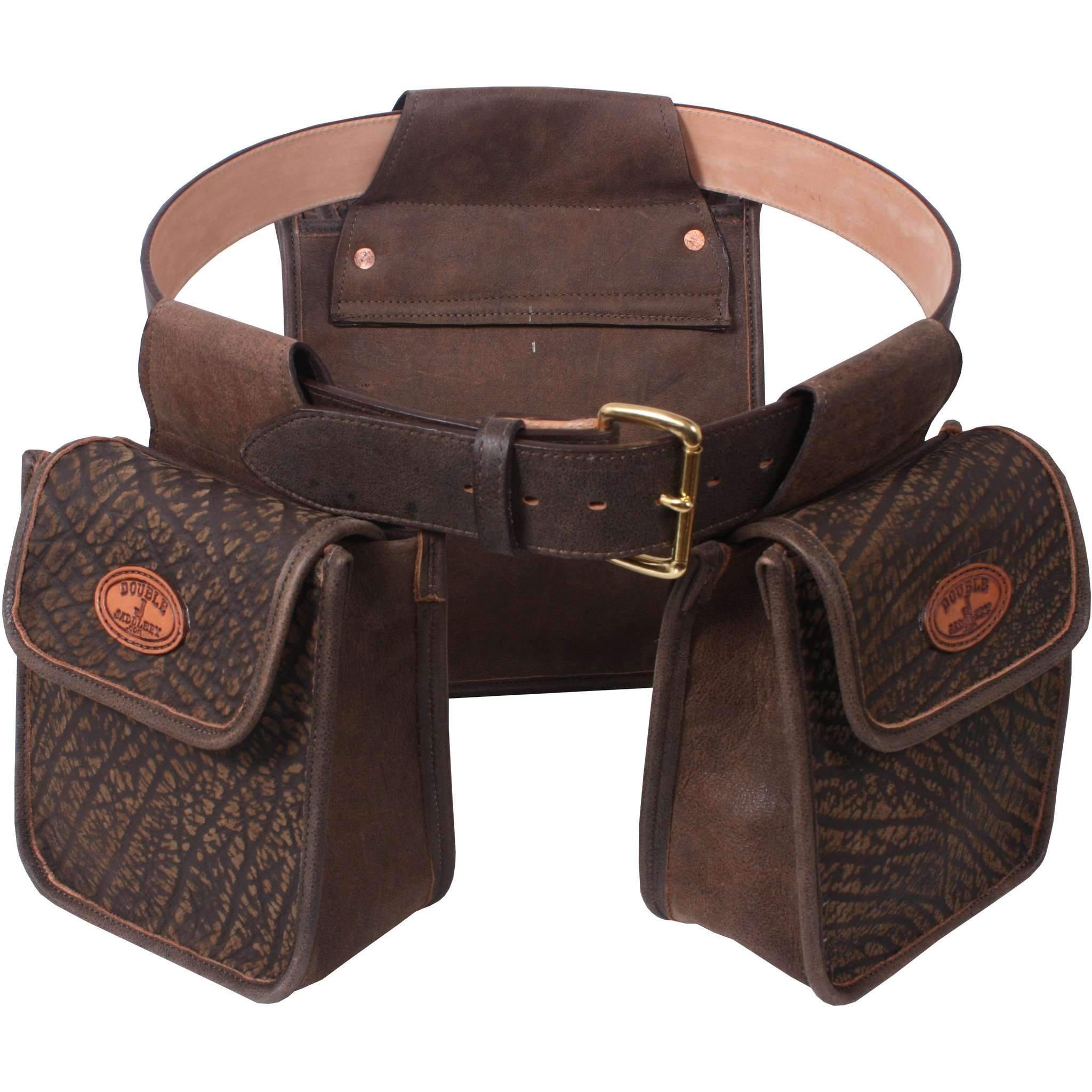 Bb17 - Vintage Brown Genuine Wildebeest Bird Bag Hunting