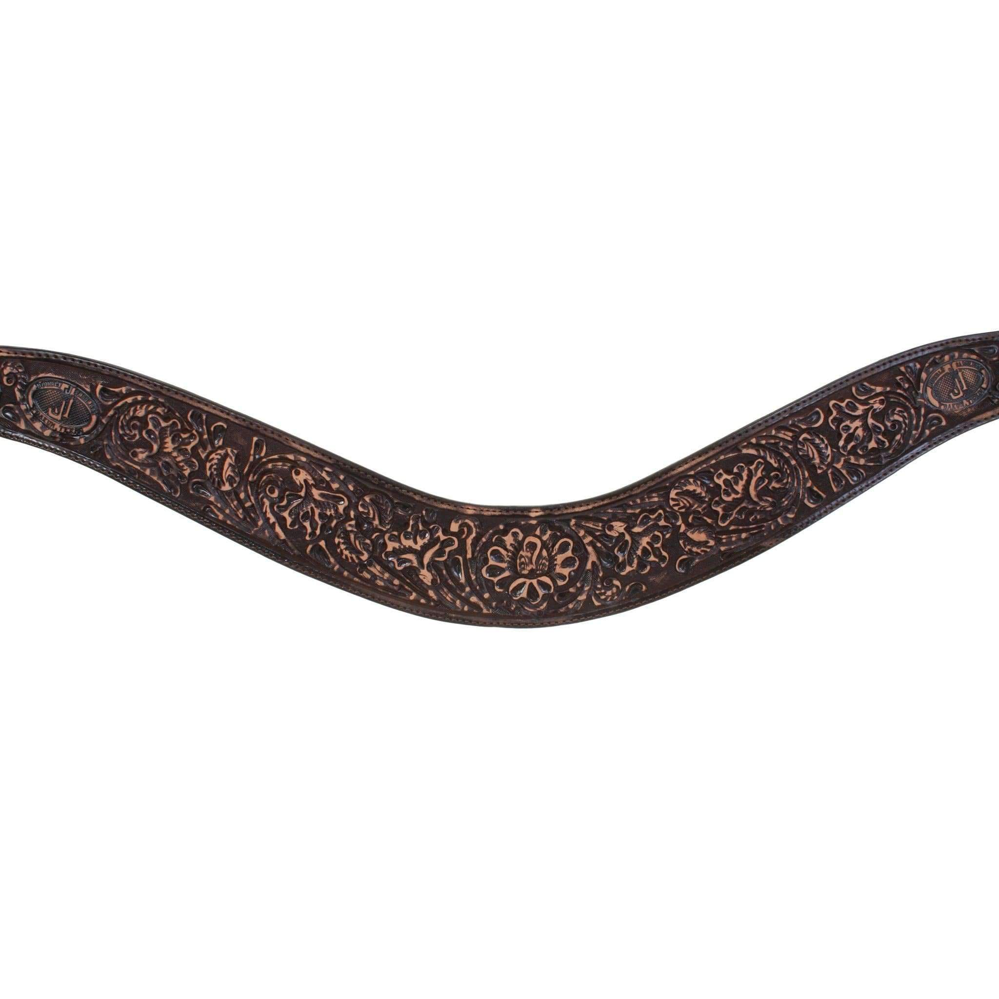 Bc835 - Brown Vintage Breast Collar Tack