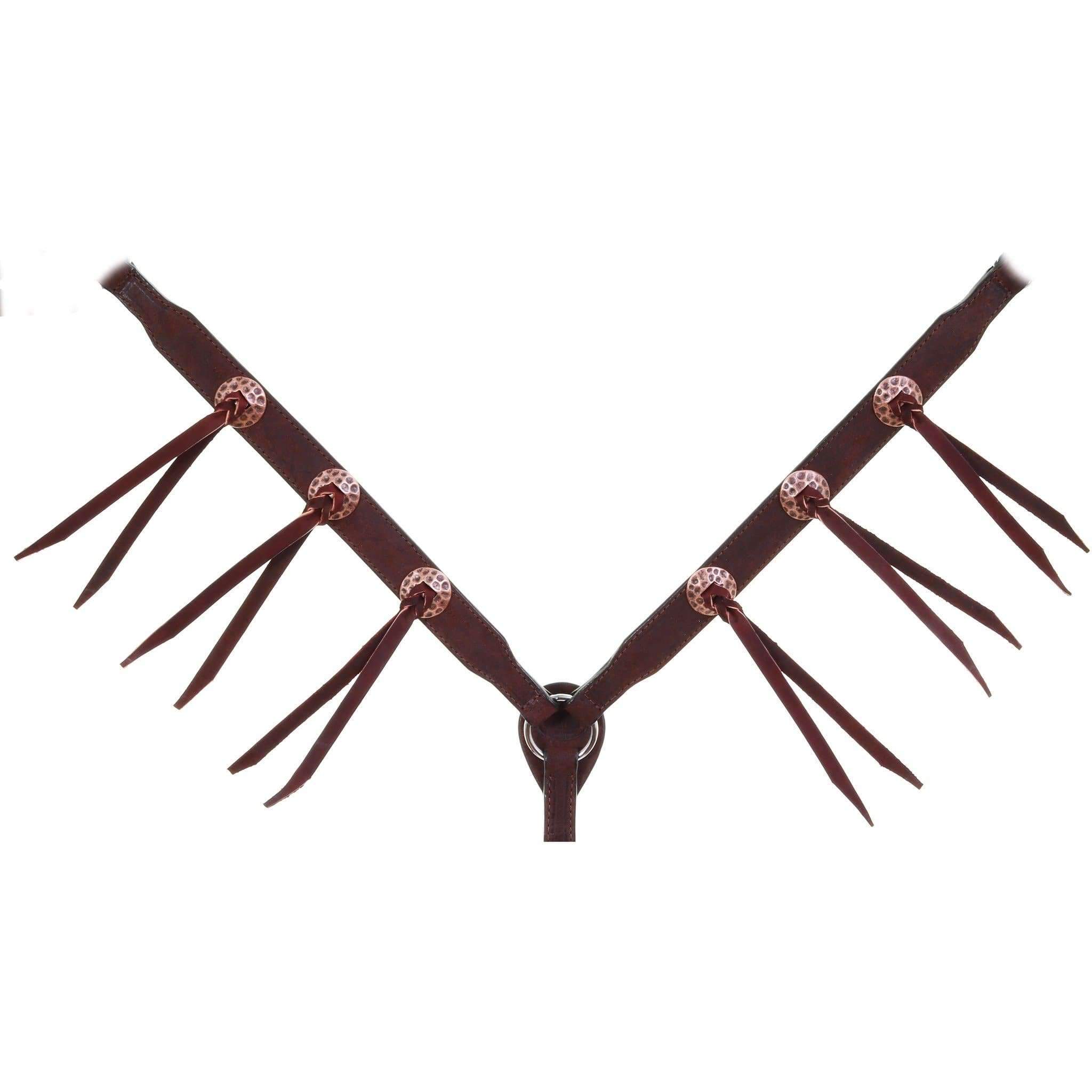 Bc996 - Brown Rough Out Breast Collar Tack