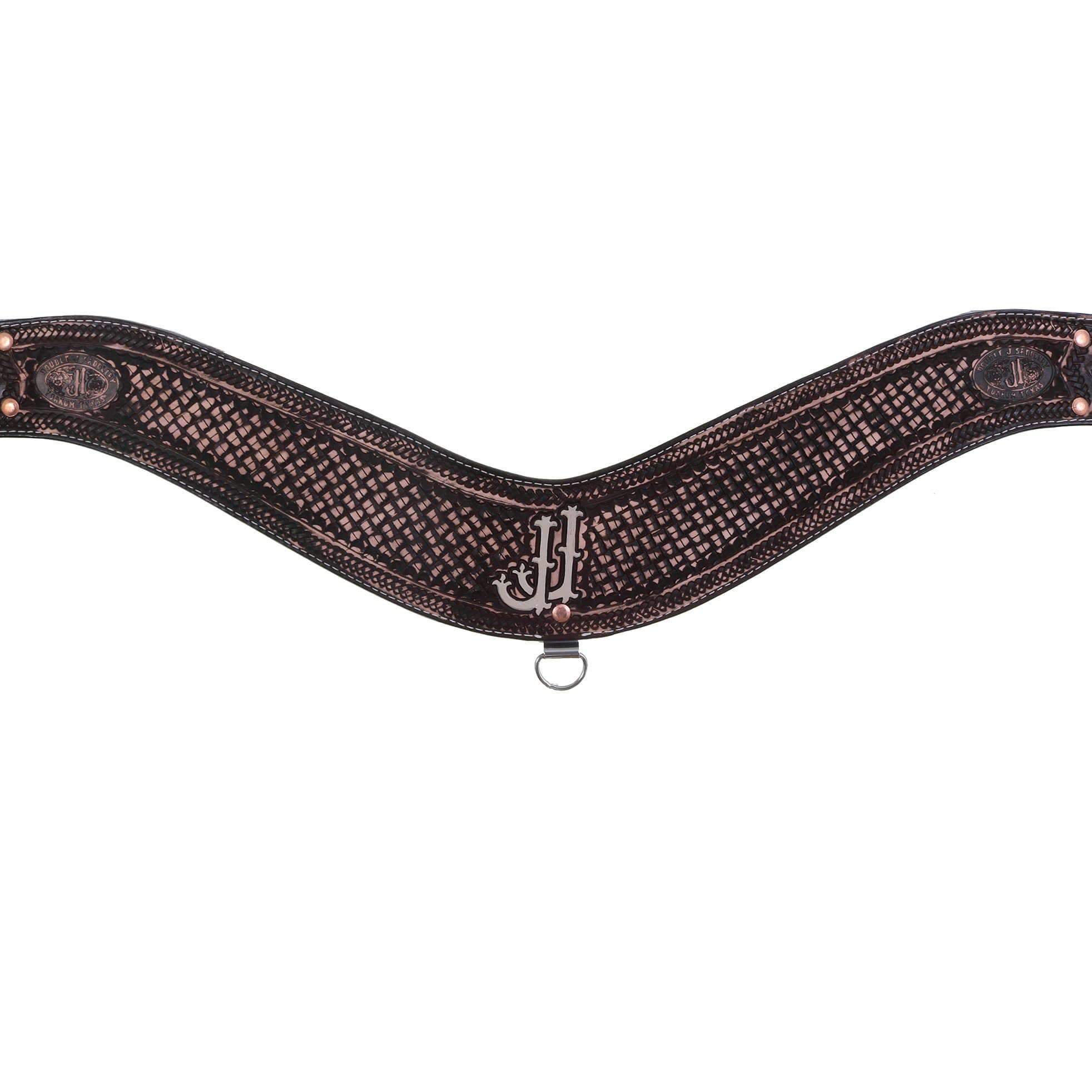 Bc1003 - Brown Vintage Breast Collar Tack