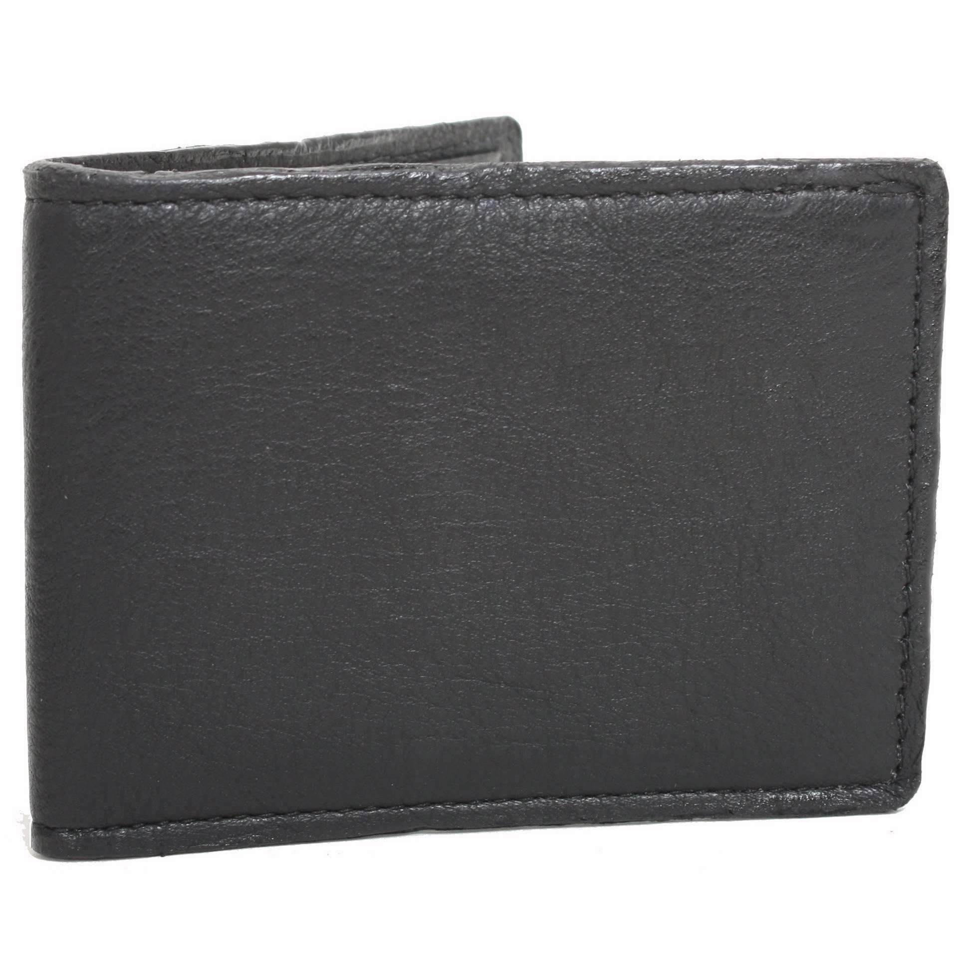 Bf03 - Black Chap Mens Bifold Wallet Wallet
