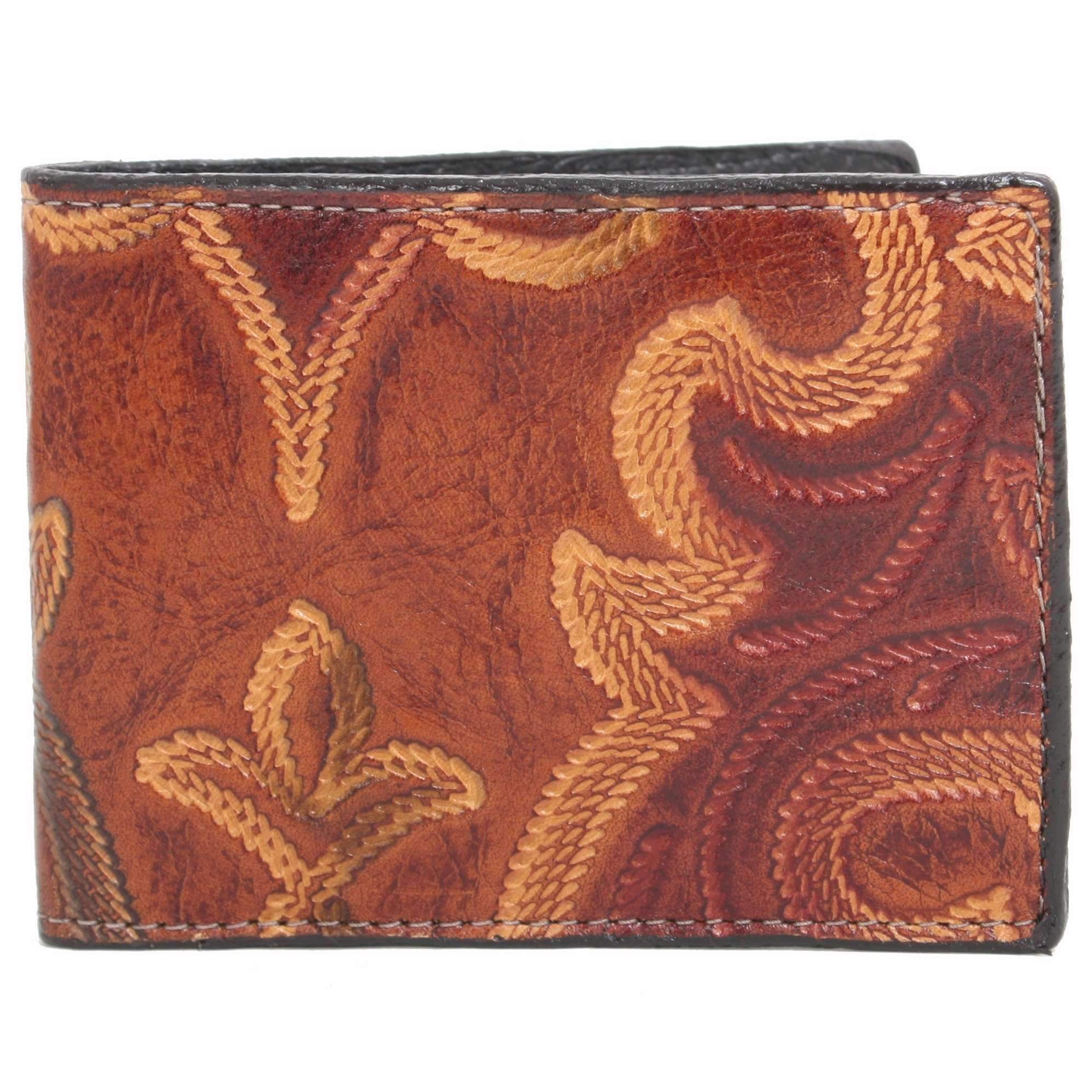 Bf10 - Boot Stitch Mens Bifold Wallet Wallet