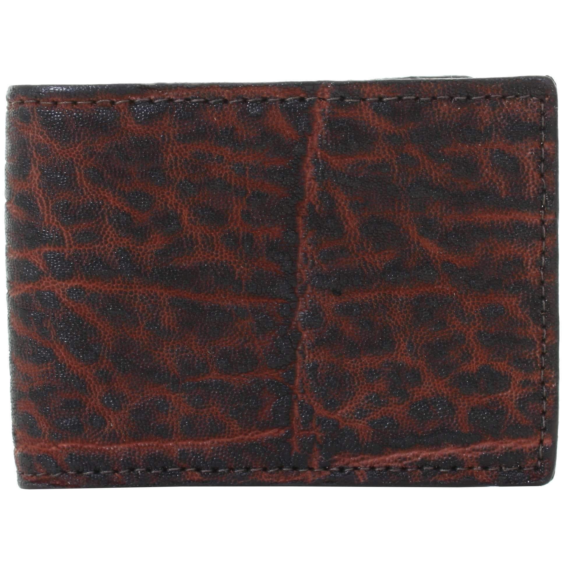 Bf40 - Genuine Bark Vintage Elephant Mens Bifold Wallet Wallet