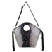 Bol05 - Zebra Crocodile Print Leather Bolsa Bag Handbag