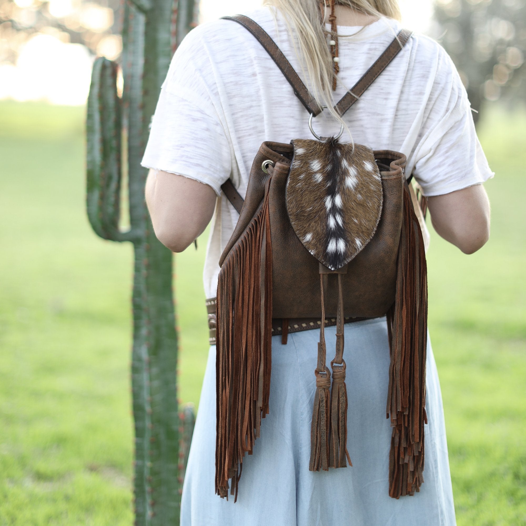 Bp07 - Axis Hair Backpack Handbag