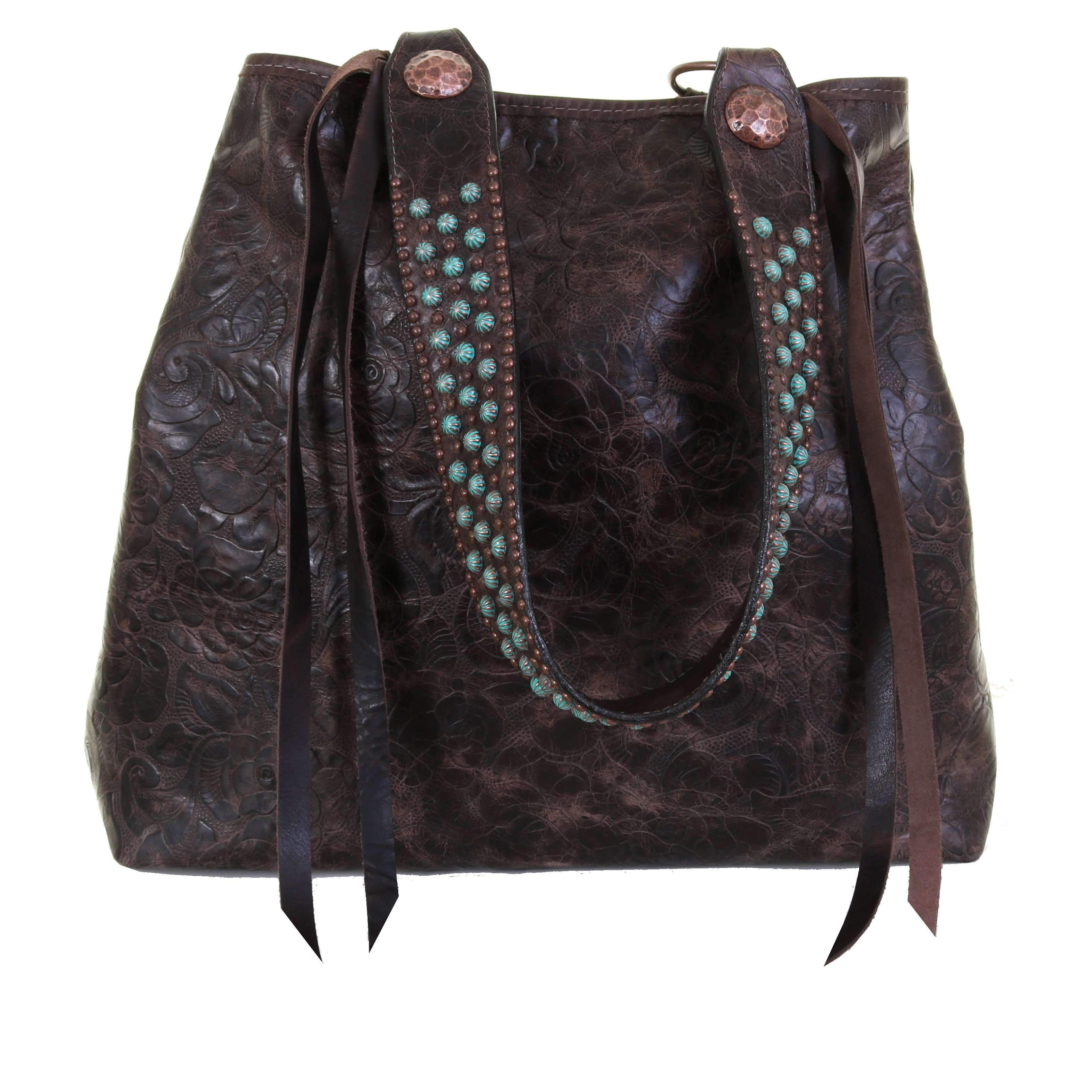 Bt145 - Vintage Rose Big Tote Handbag