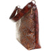 Bt85 - Eagle Grey/copper Floral Big Tote Handbag