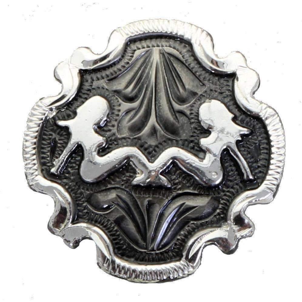 C1478 - Antique Silver Girls Concho Concho