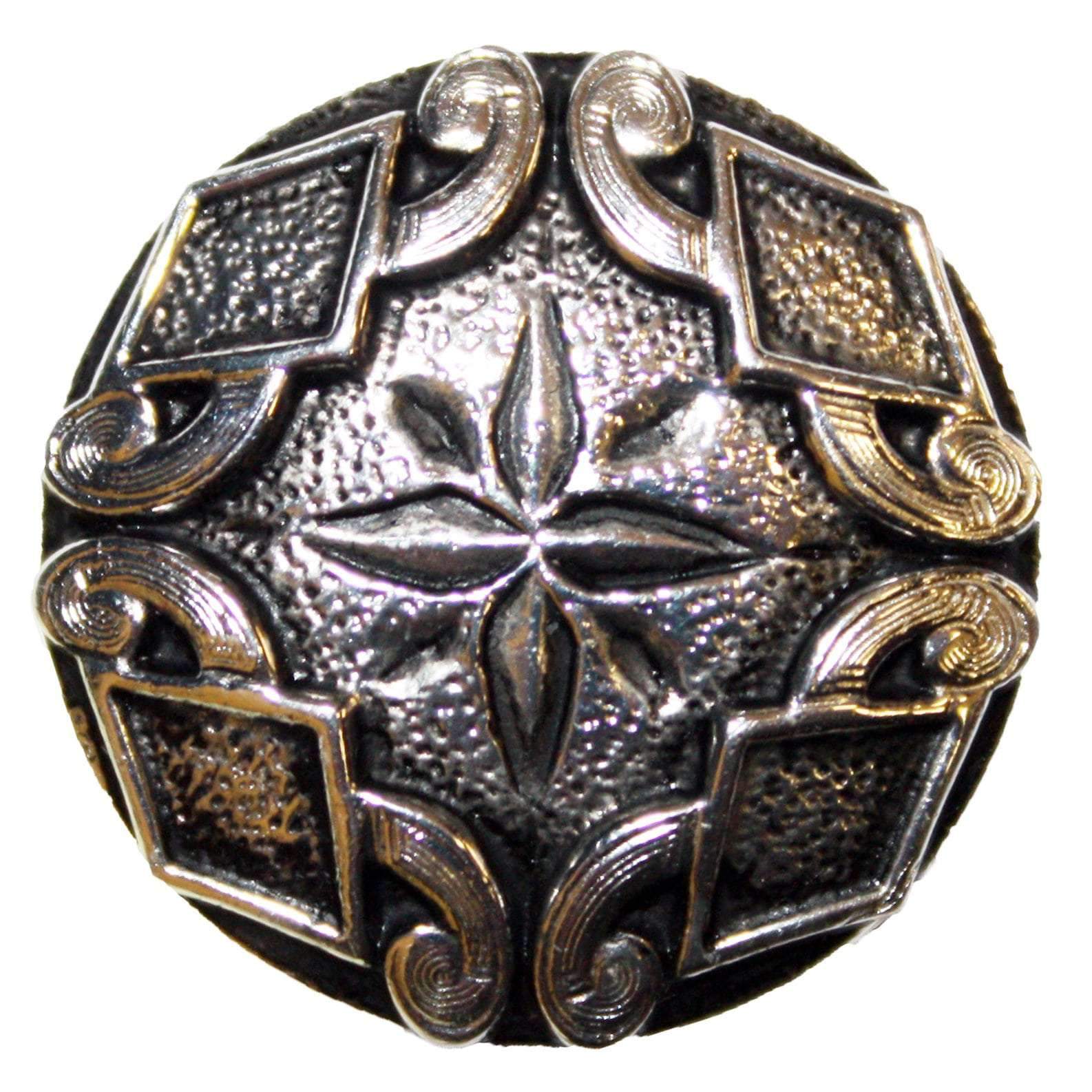 C1529 - Antique Silver Star & Diamond Concho Concho