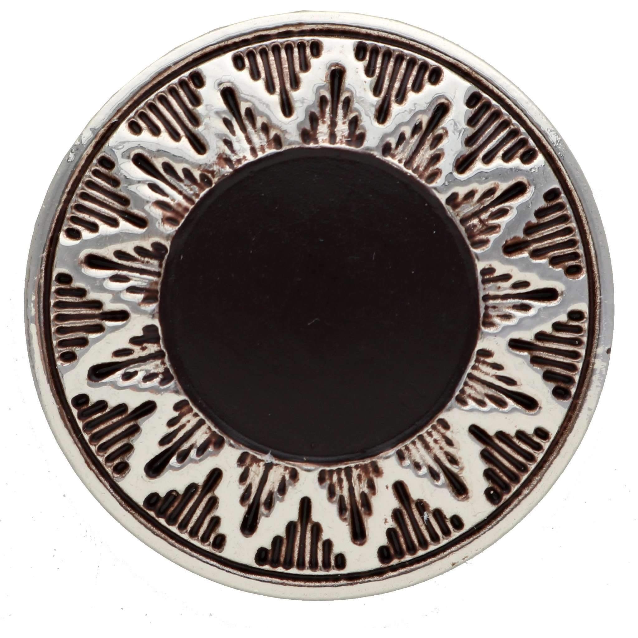 C1581 - Rustic Iron Zig Zag Concho Concho