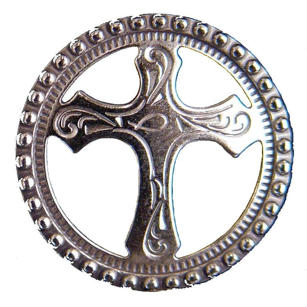 C224 - Filigree Cross Concho Concho