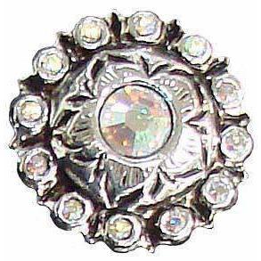 C629 - Clear Crystals Berry Concho Concho