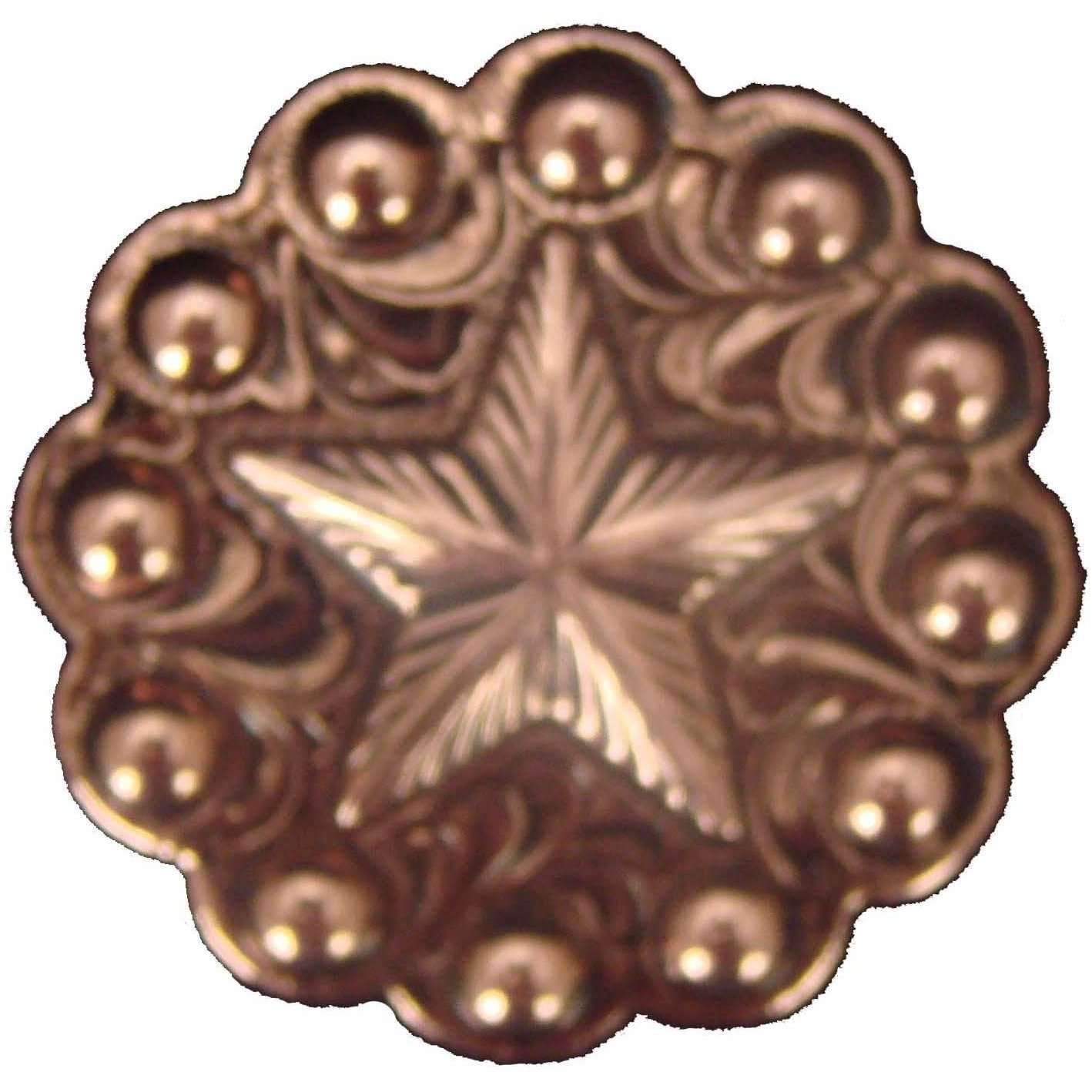 C640 - Copper Berry Star Concho Concho