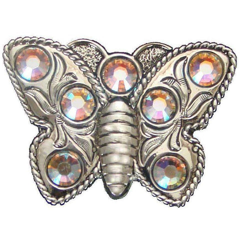 C930 - Butterfly With Crystals Concho Concho