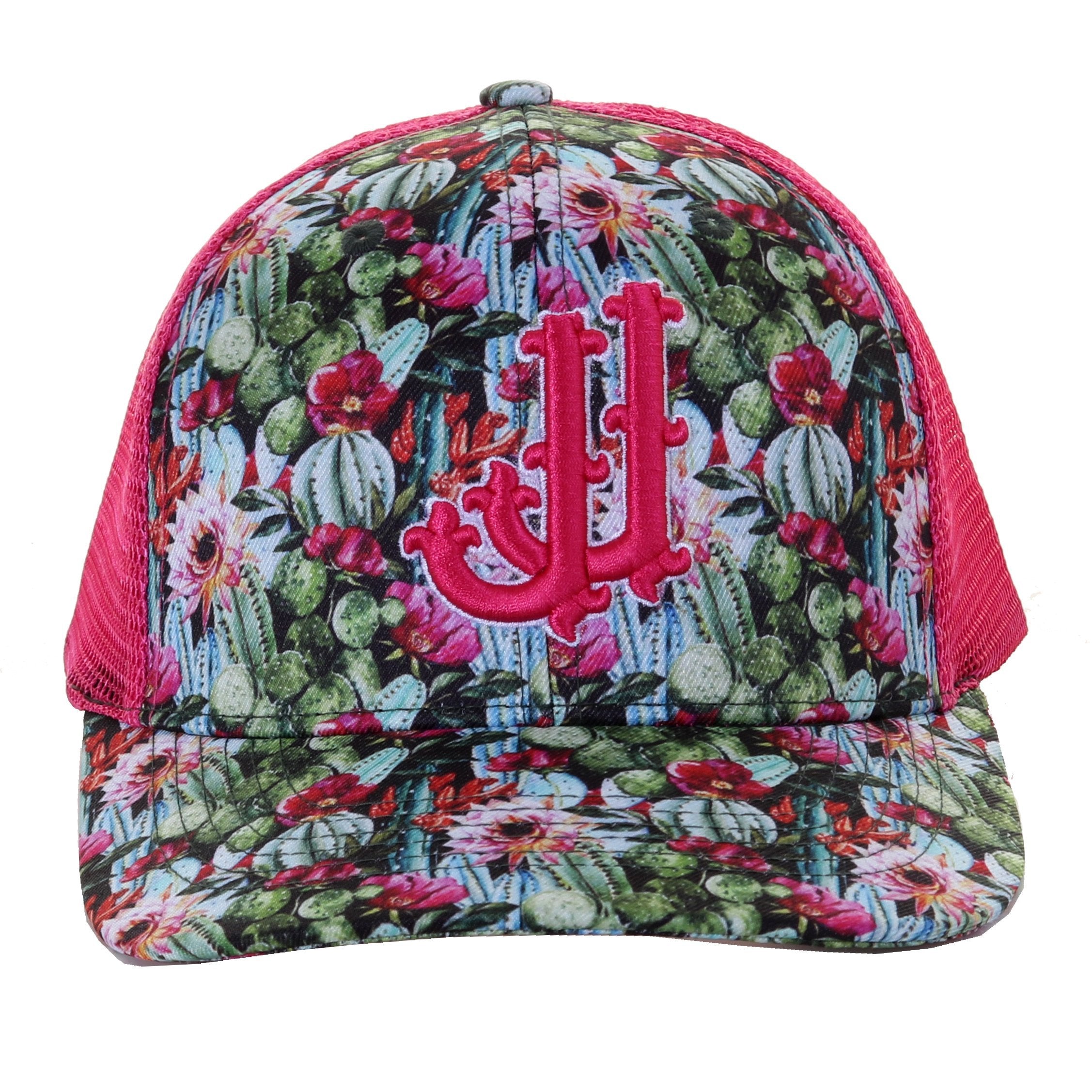 Cap69 - Cactus/flower And Pink Cap Cap