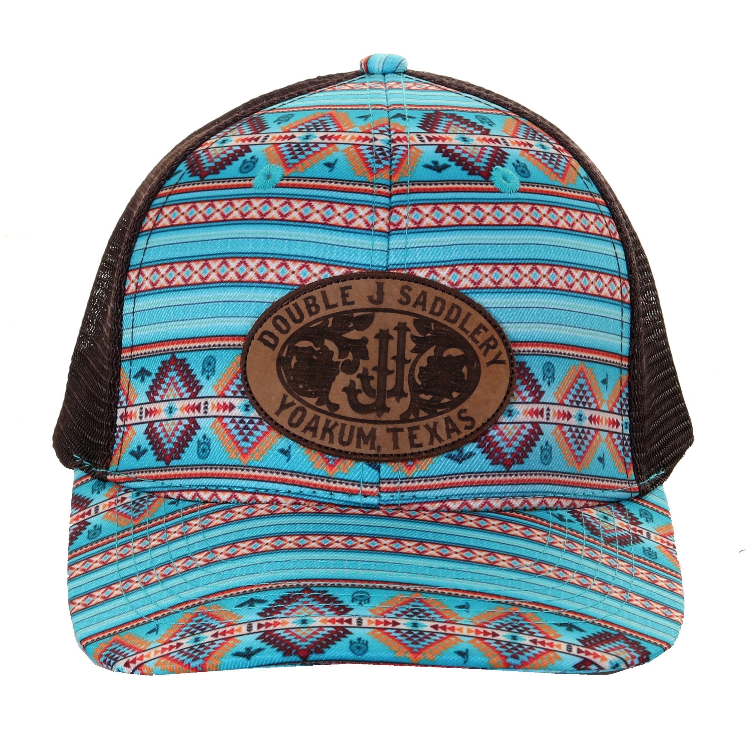 Cap74 - Southwest Design And Brown Cap Cap