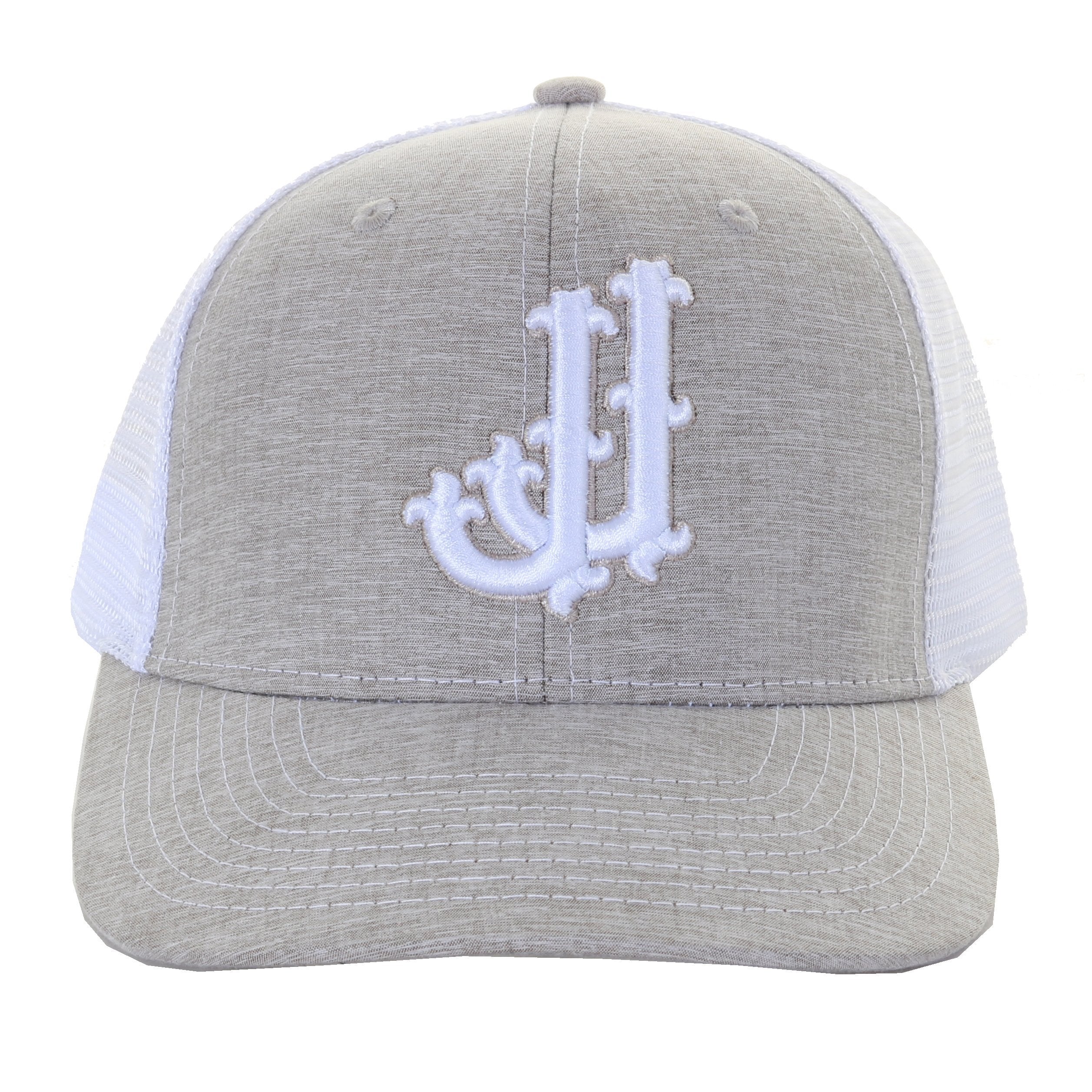 Cap78 - Heather Tan And White Cap Cap