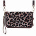 Co168 - Leopard Hair Clutch Organizer Handbag