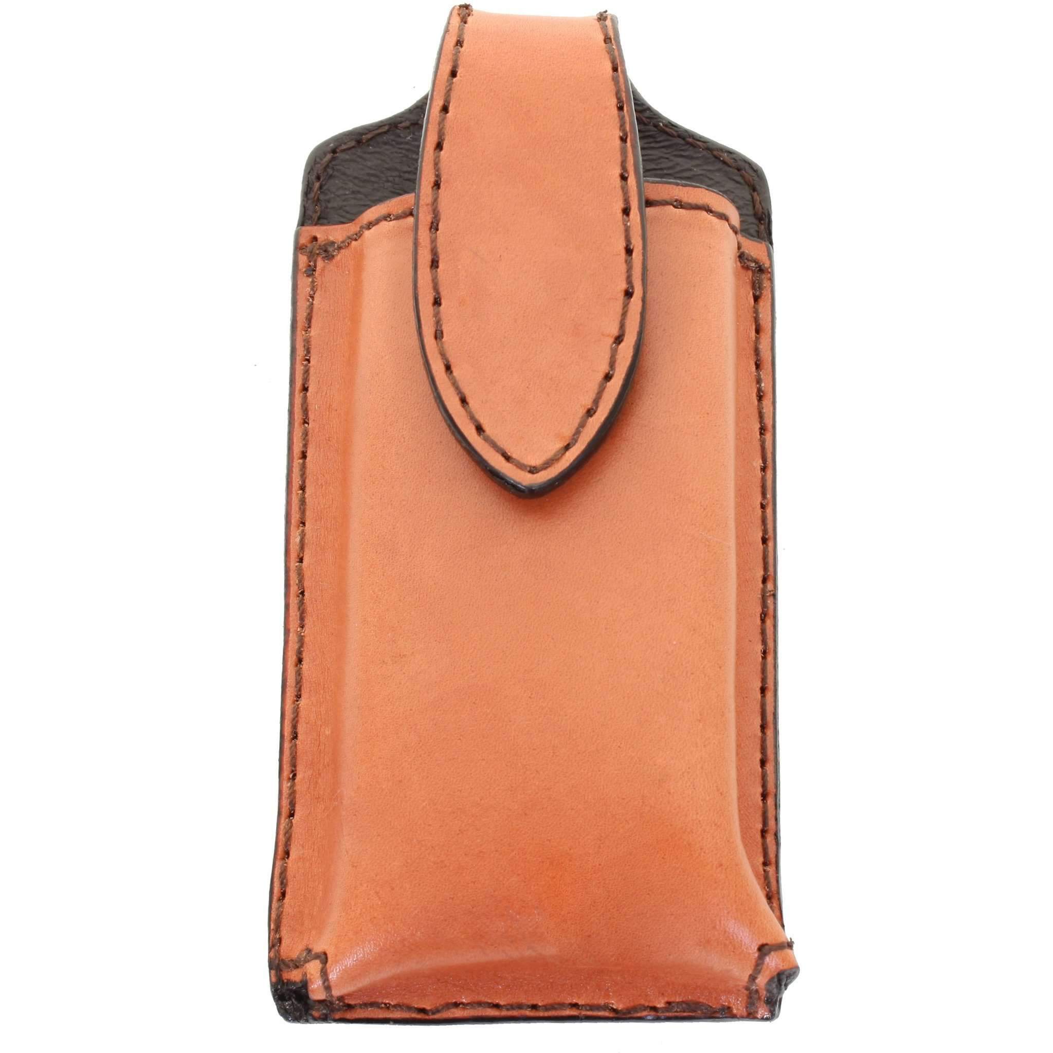 Cpc55 - Chestnut Leather Cell Phone Holder Accessories