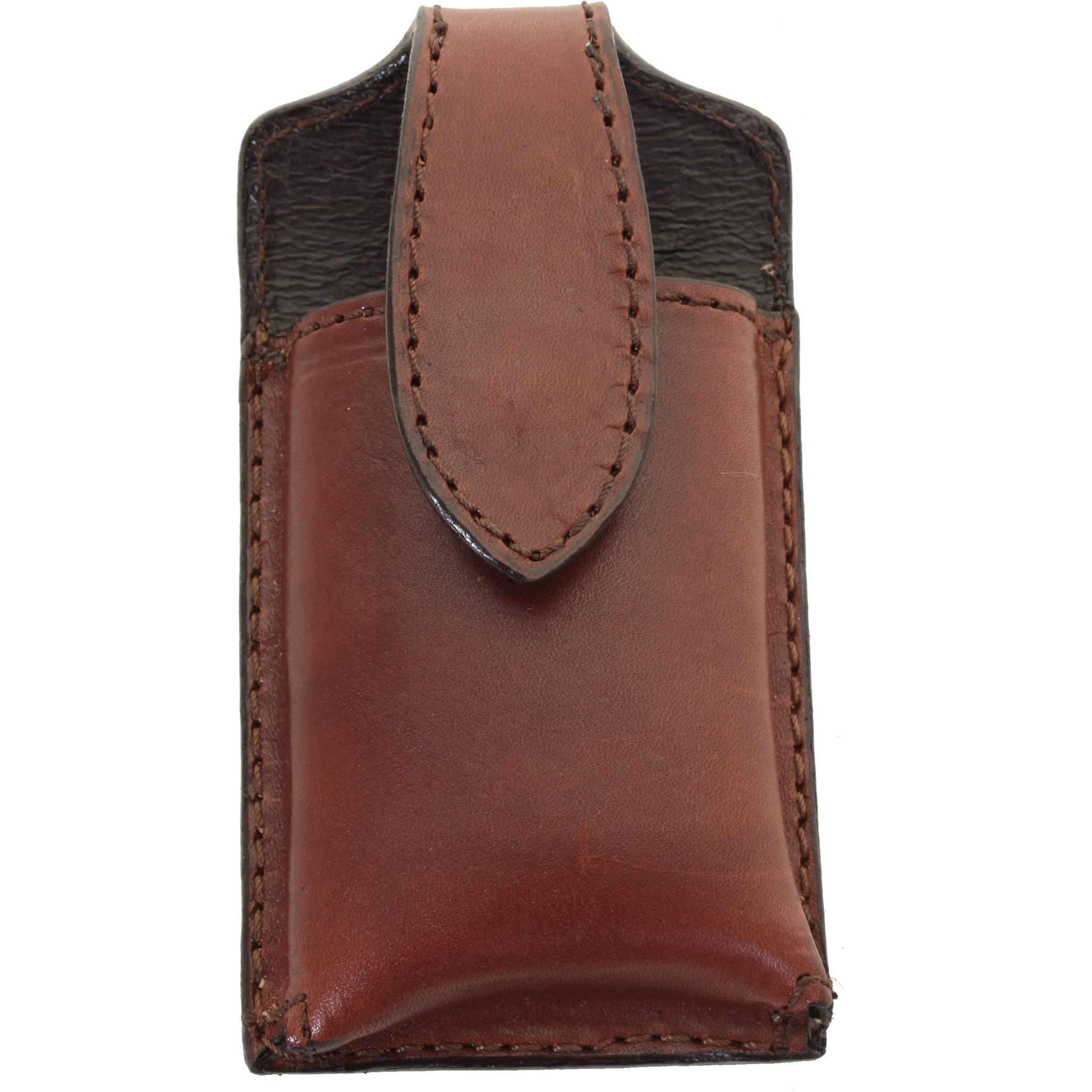Cpc56 - Brown Leather Cell Phone Holder Accessories