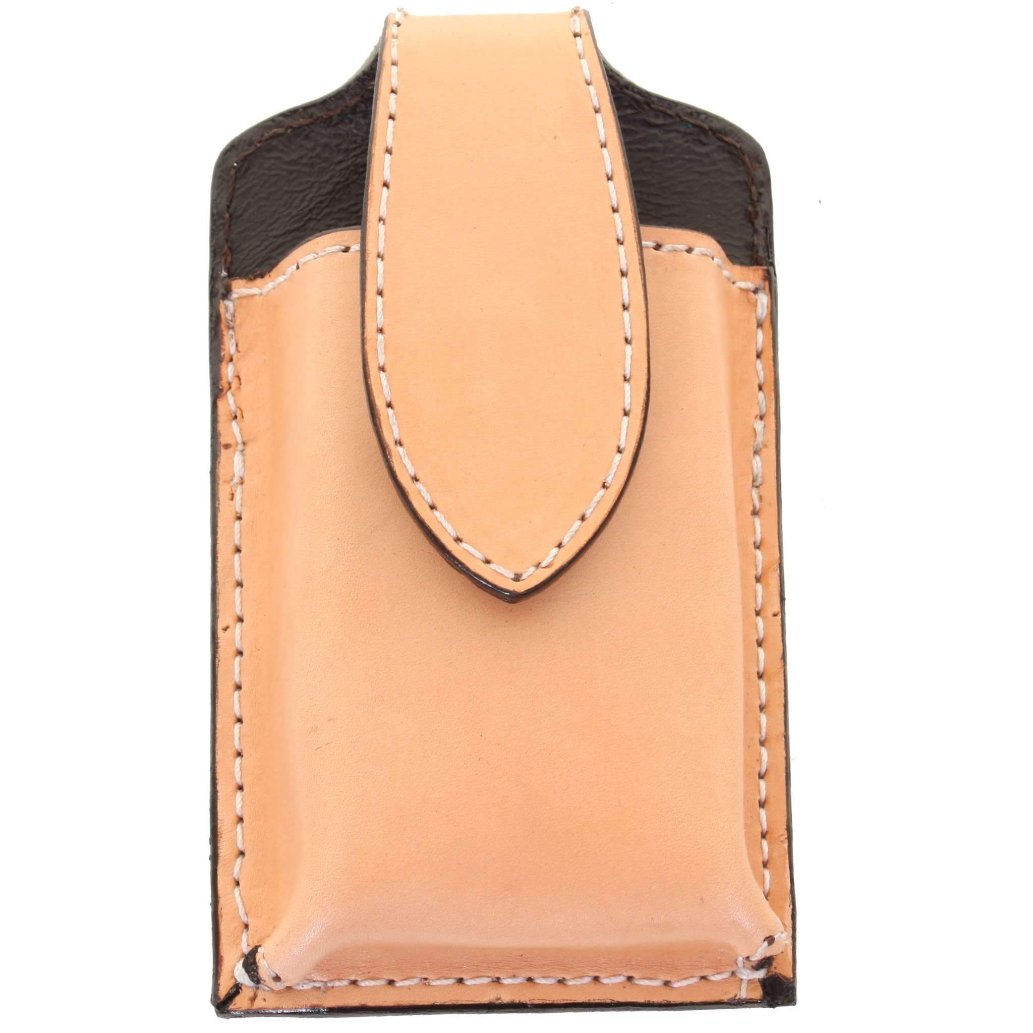 Cpc57 - Natural Leather Cell Phone Holder Accessories