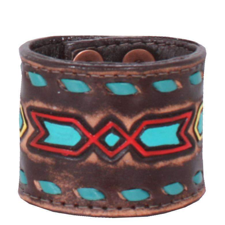 Cuf230 - 2 Brown Vintage Arrow Design Cuff Jewelry